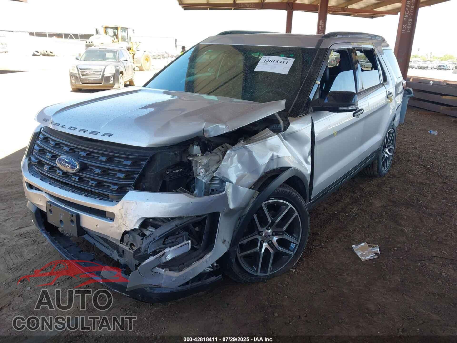 FORD EXPLORER 2017 - 1FM5K8GT1HGA70264