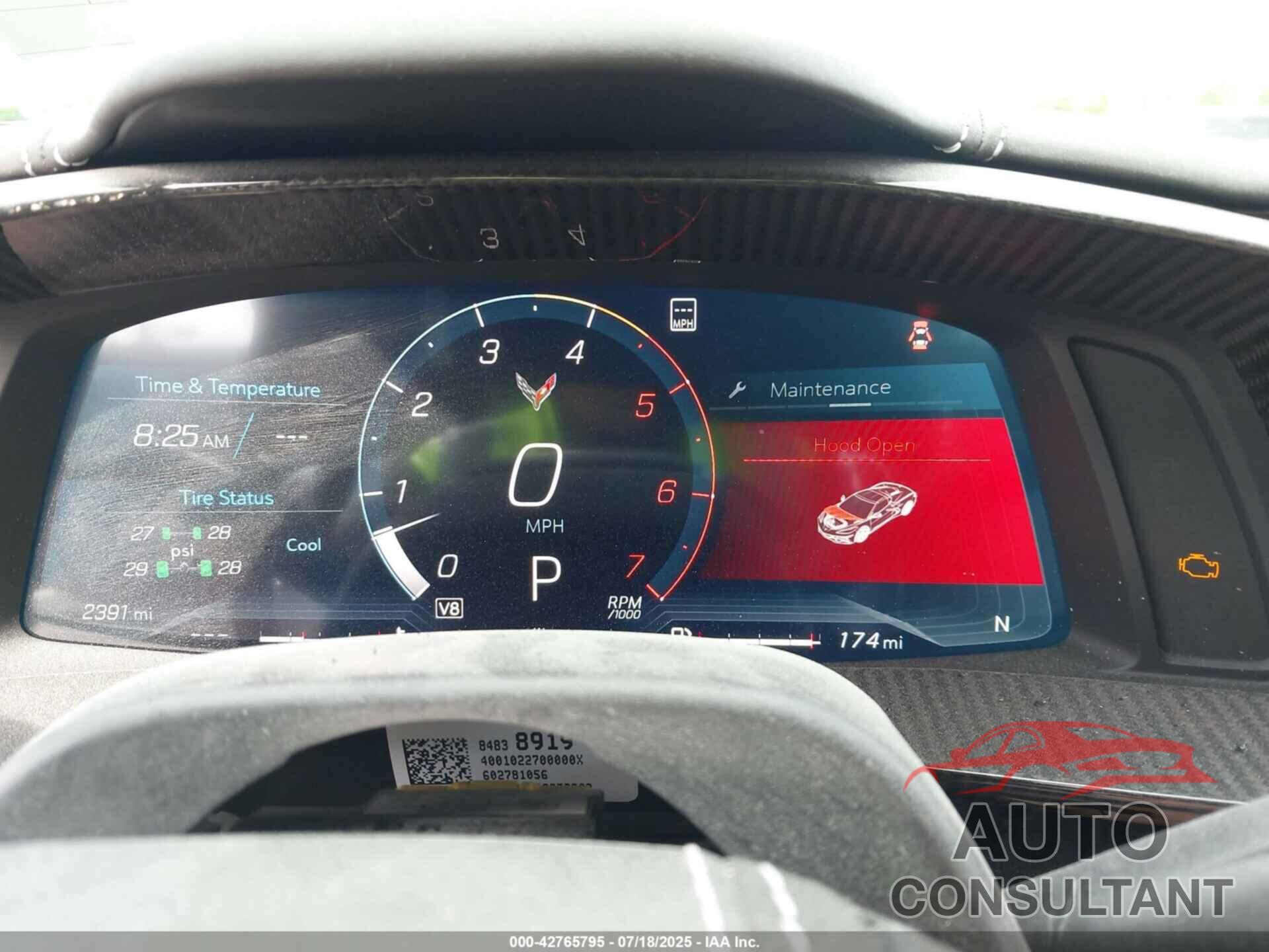 CHEVROLET CORVETTE STINGRAY 2023 - 1G1YC3D4XP5141656