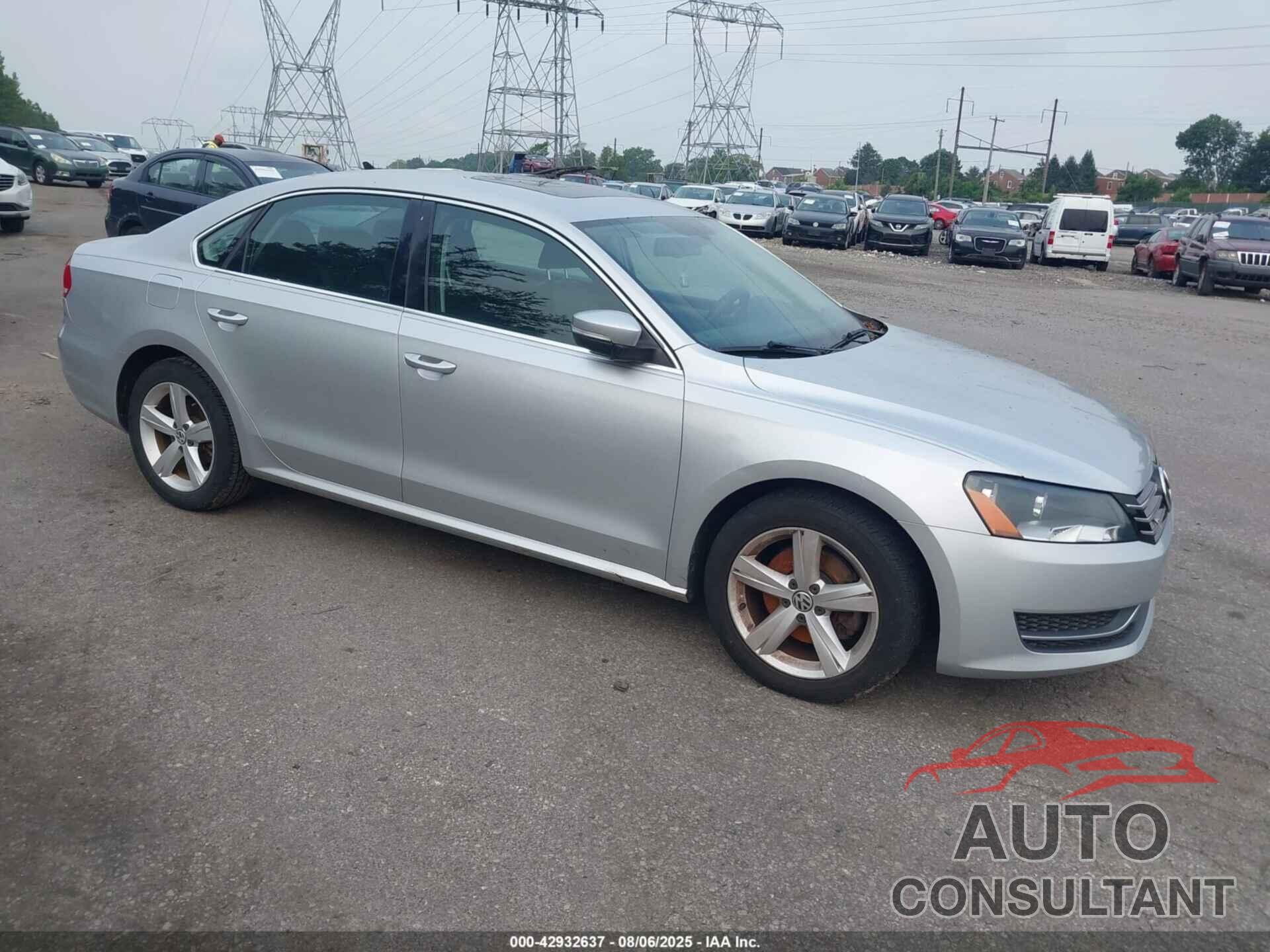 VOLKSWAGEN PASSAT 2013 - 1VWBP7A31DC030034