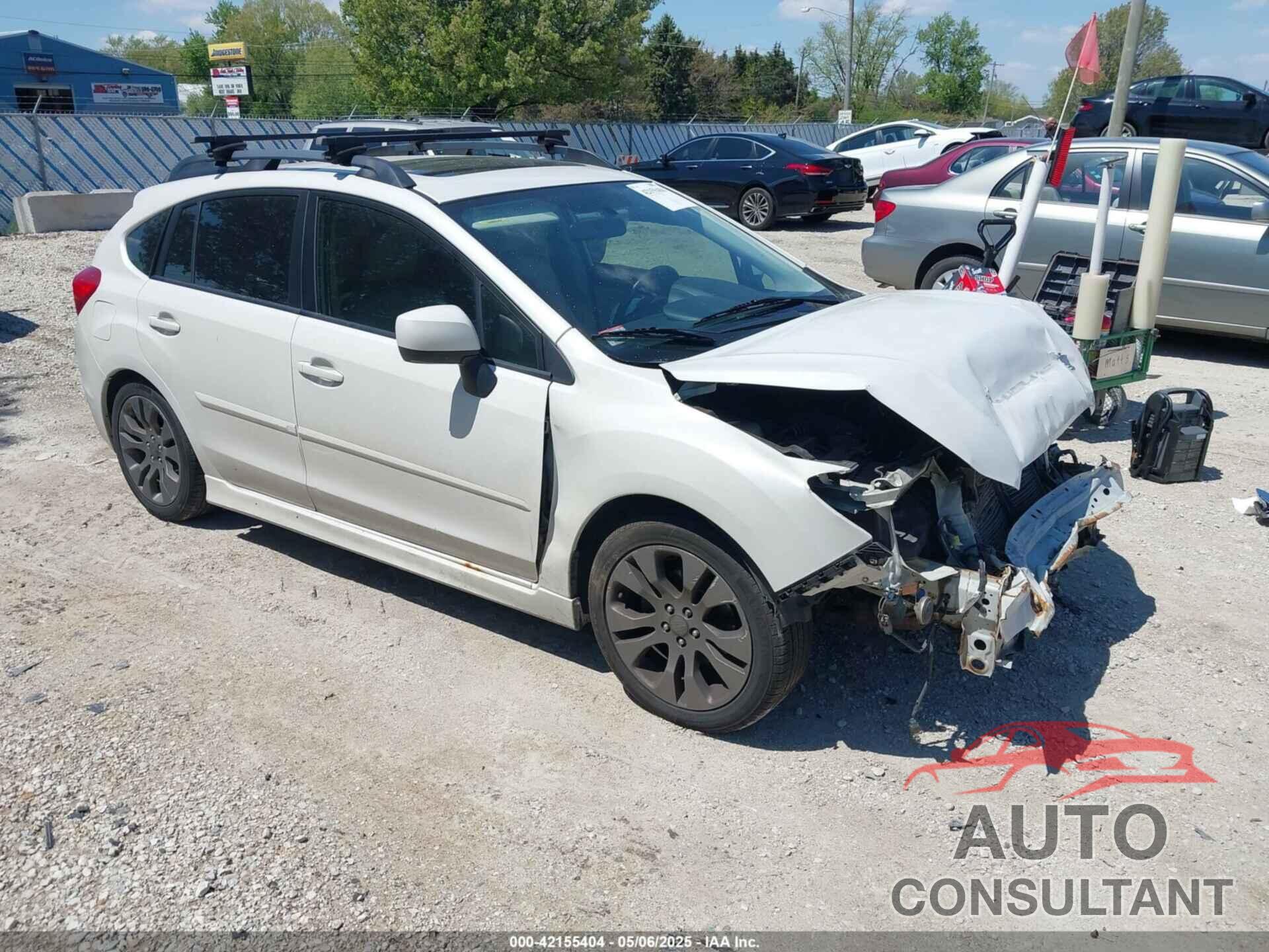 SUBARU IMPREZA 2012 - JF1GPAS60CH209736