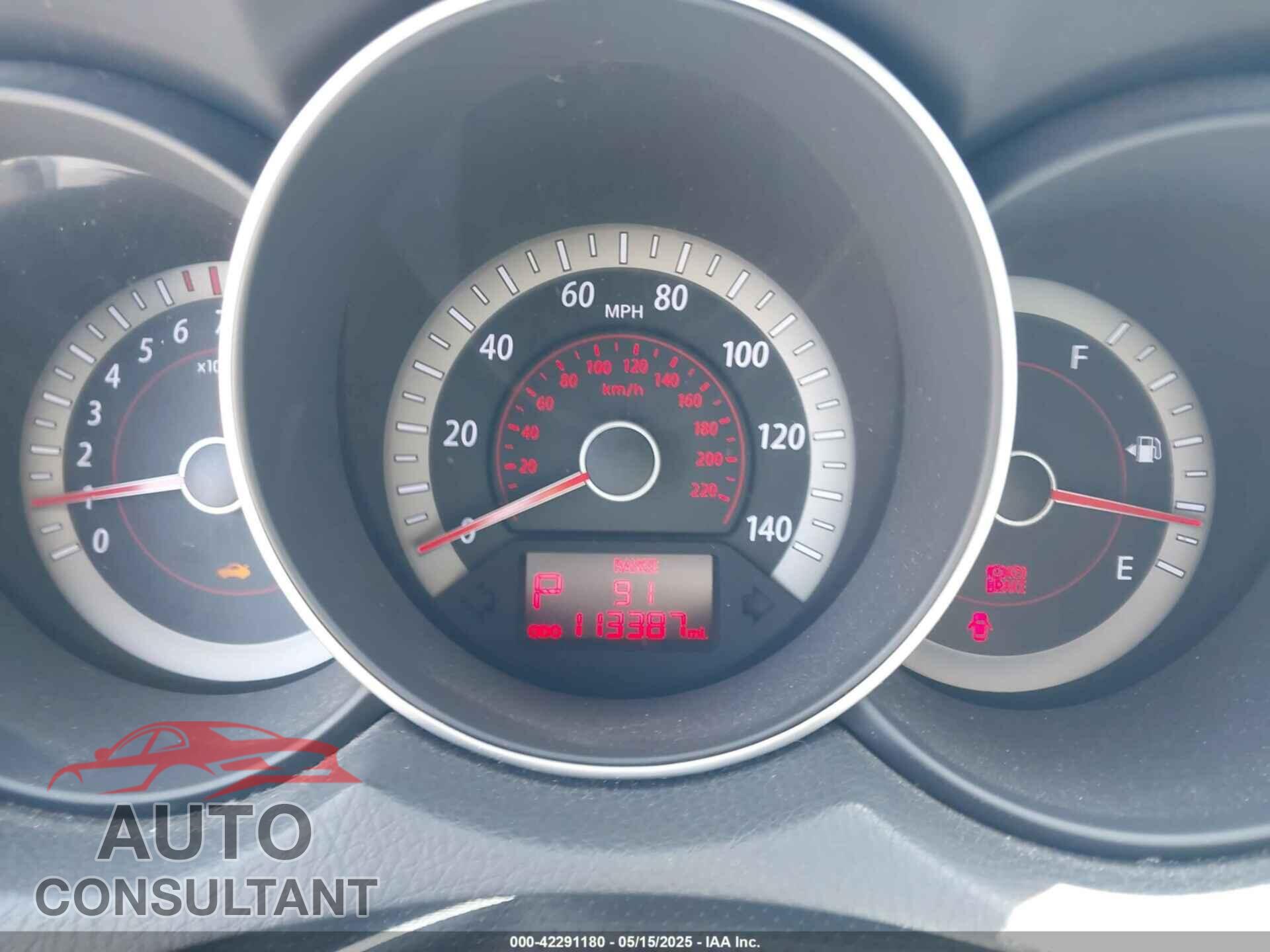 KIA FORTE 2012 - KNAFU4A20C5601208
