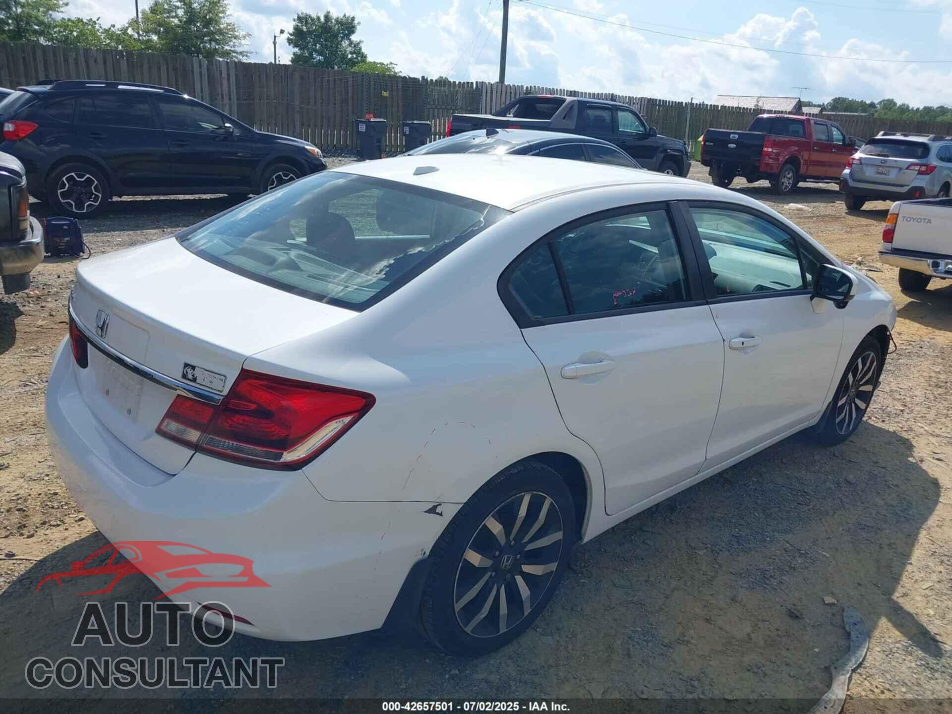 HONDA CIVIC 2014 - 19XFB2F97EE200183