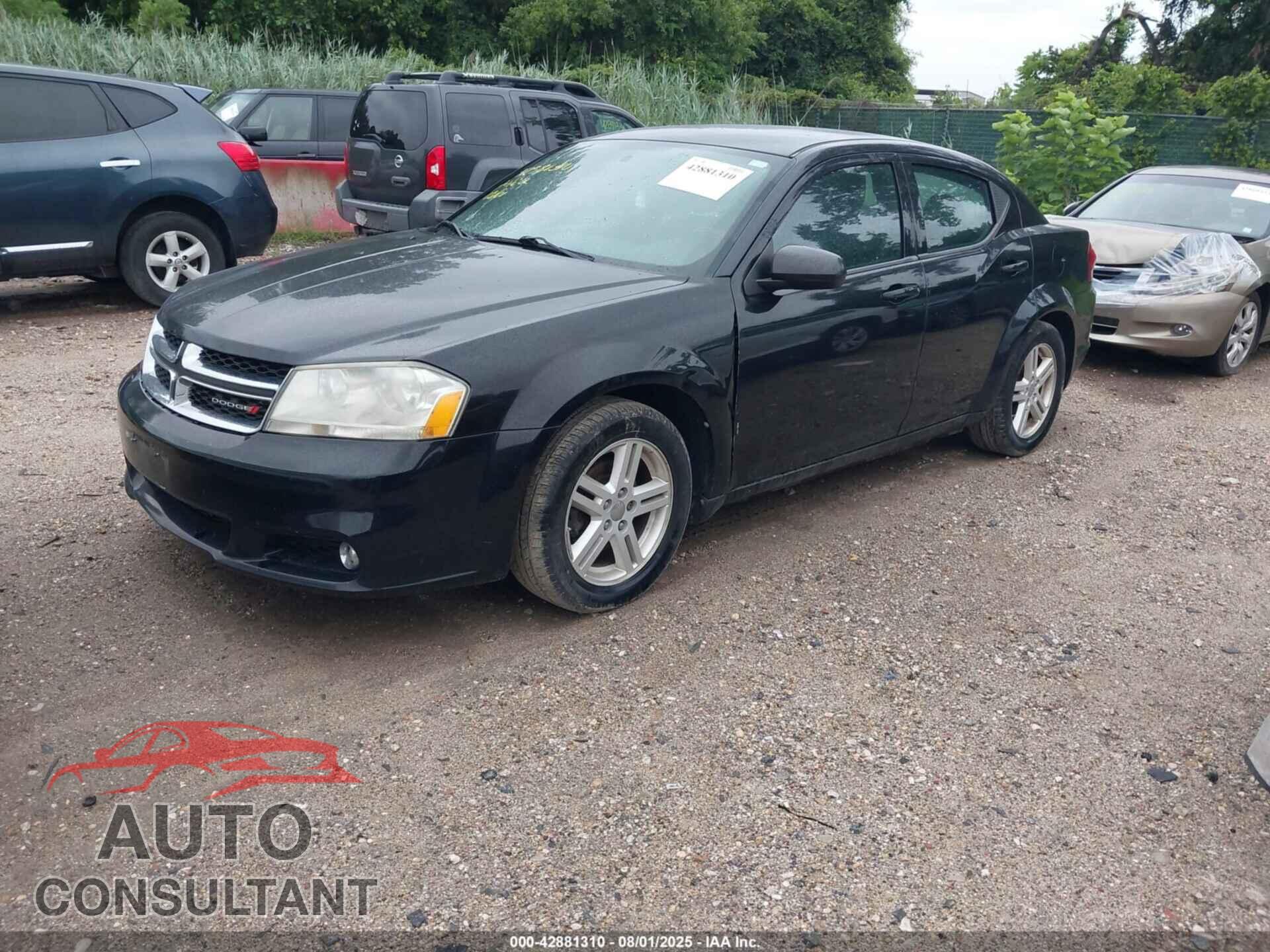 DODGE AVENGER 2013 - 1C3CDZCB0DN626020