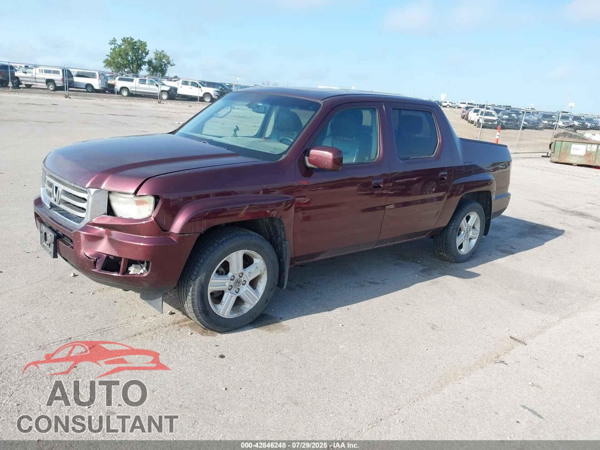 HONDA RIDGELINE 2012 - 5FPYK1F54CB452021