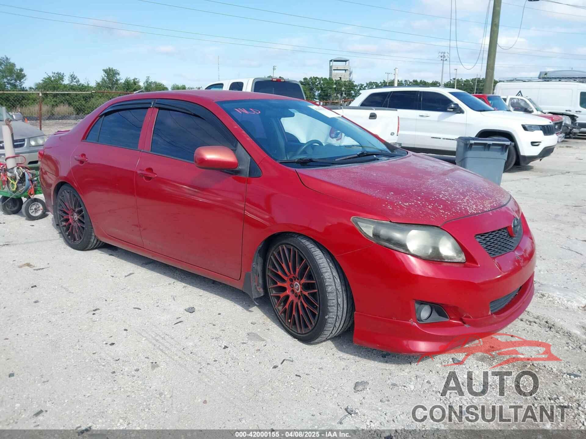 TOYOTA COROLLA 2009 - 1NXBU40EX9Z089500