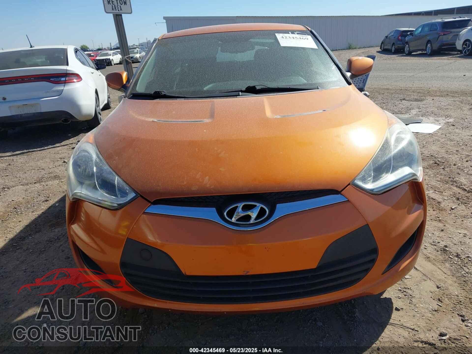 HYUNDAI VELOSTER 2012 - KMHTC6AD8CU075076