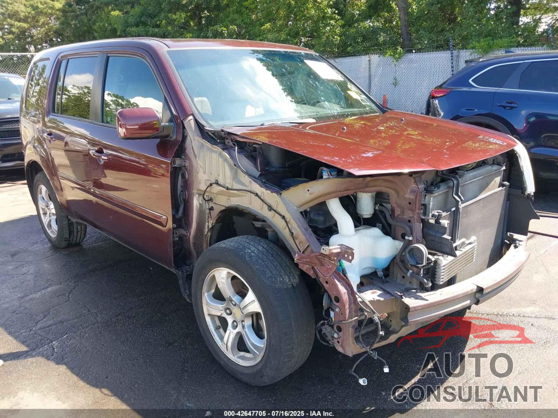 HONDA PILOT 2014 - 5FNYF4H53EB044169