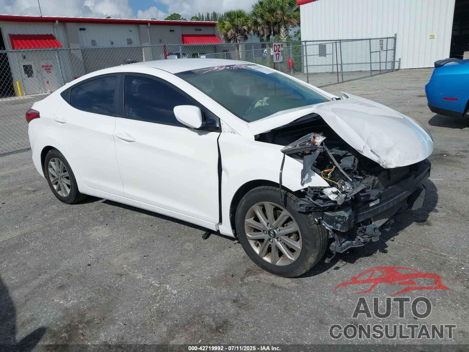 HYUNDAI ELANTRA 2015 - 5NPDH4AE2FH562389