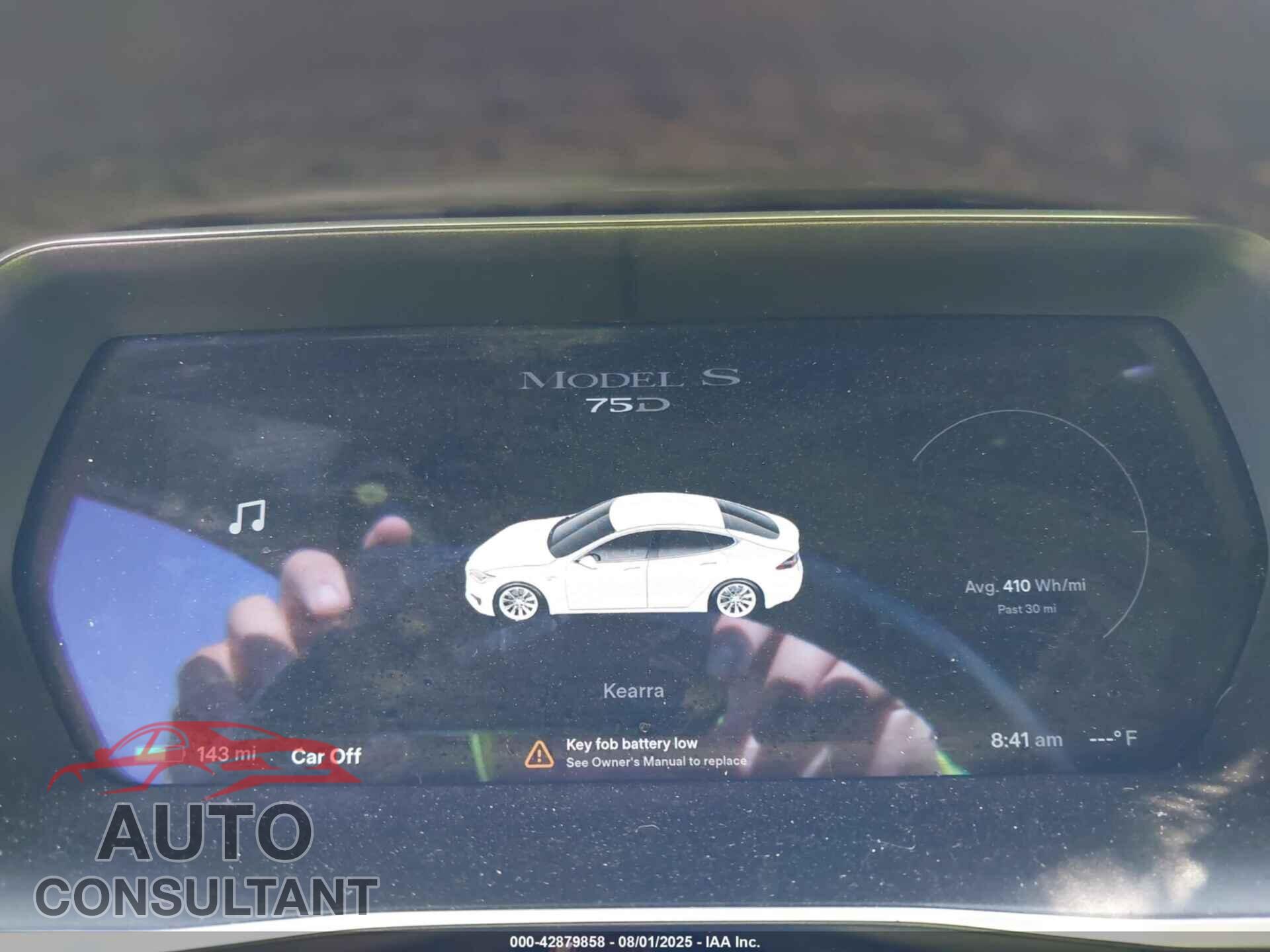 TESLA MODEL S 2017 - 5YJSA1E27HF188034