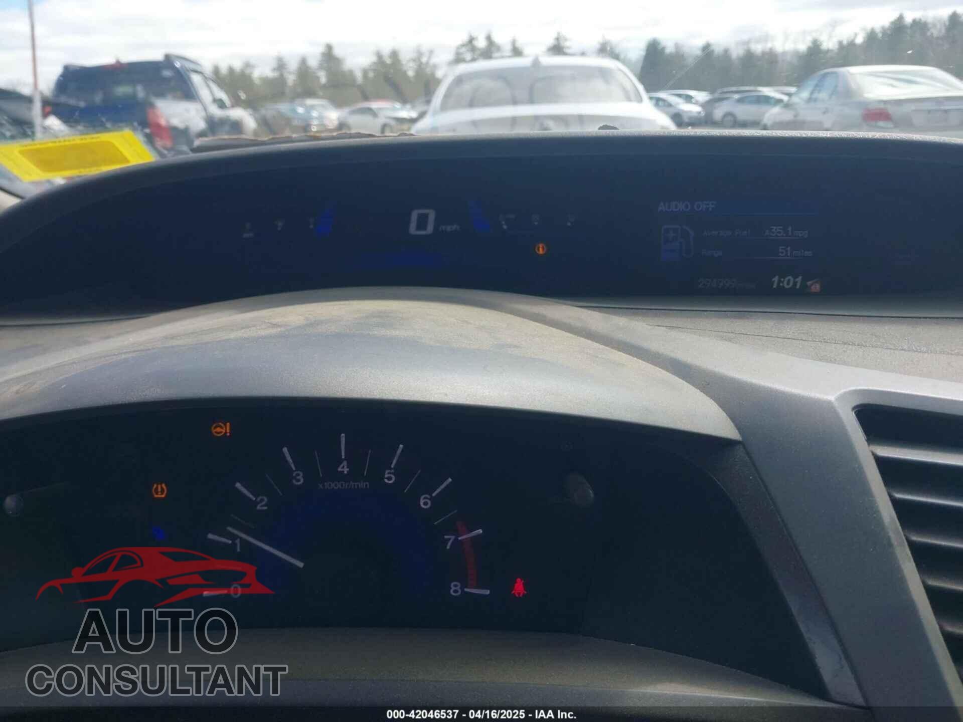 HONDA CIVIC 2012 - 2HGFB2E57CH503286