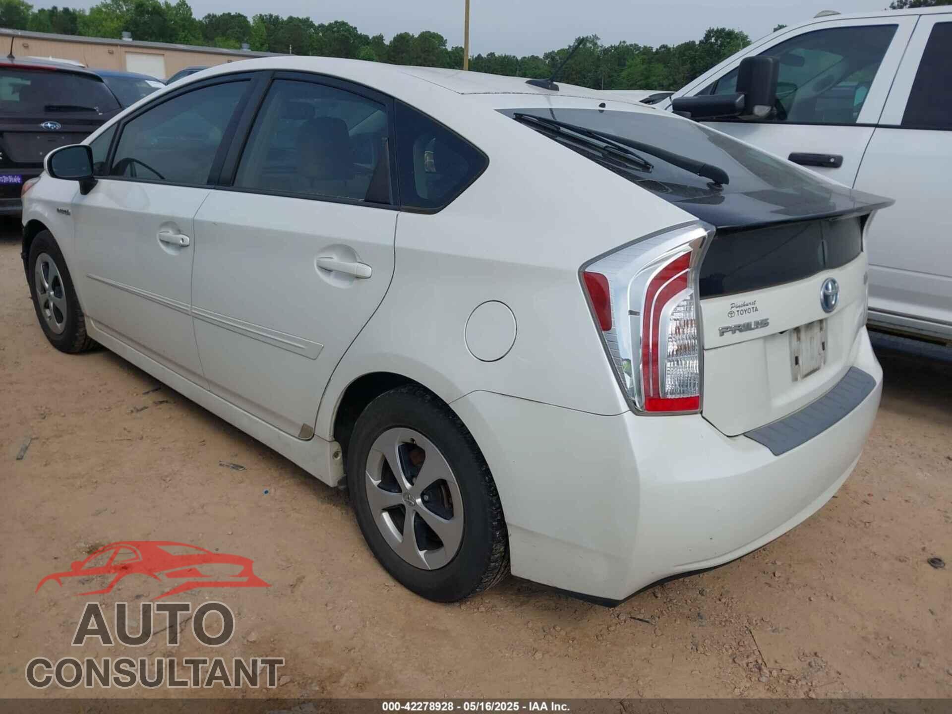 TOYOTA PRIUS 2012 - JTDKN3DU0C5454748