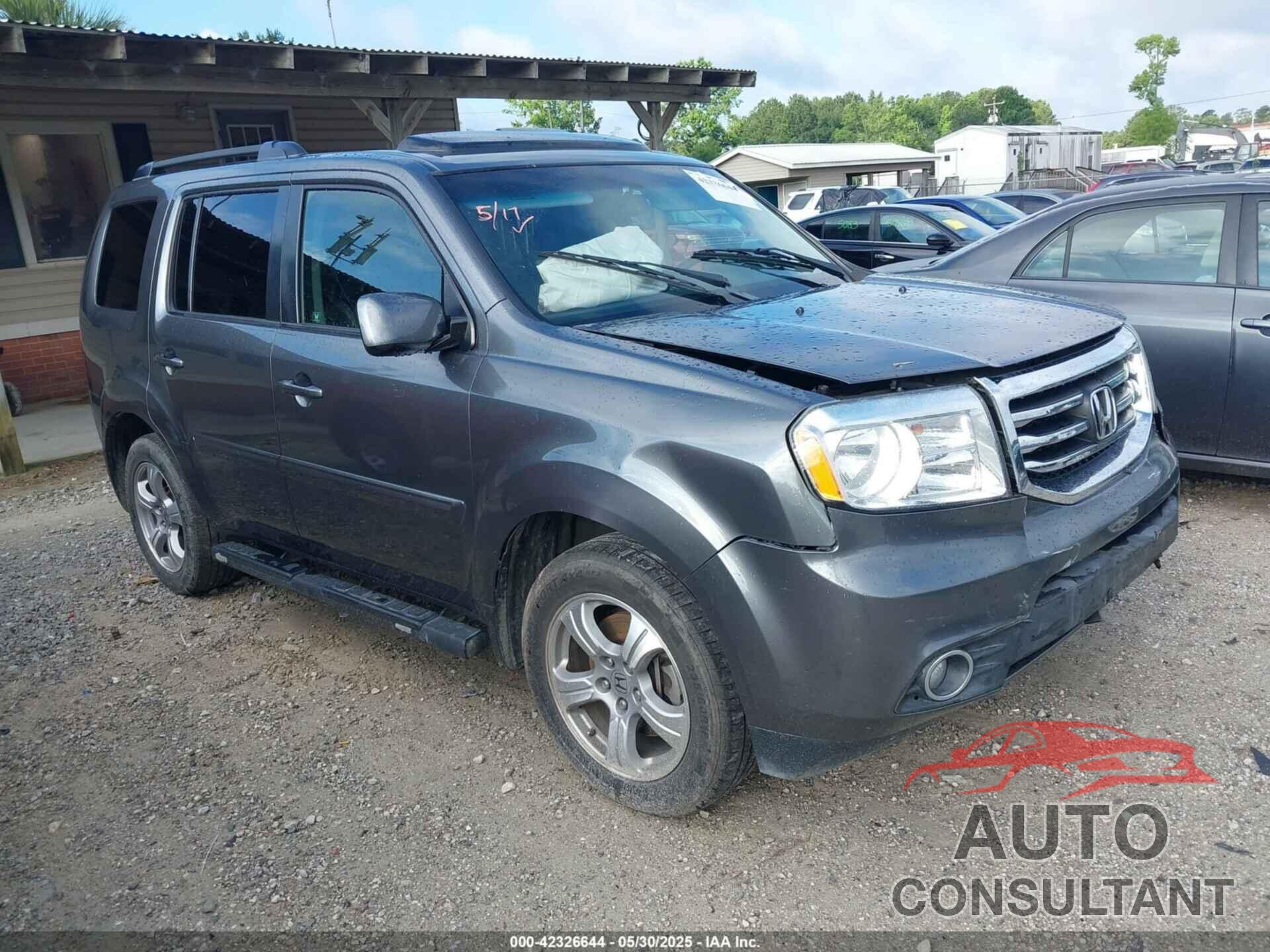 HONDA PILOT 2012 - 5FNYF3H5XCB015520