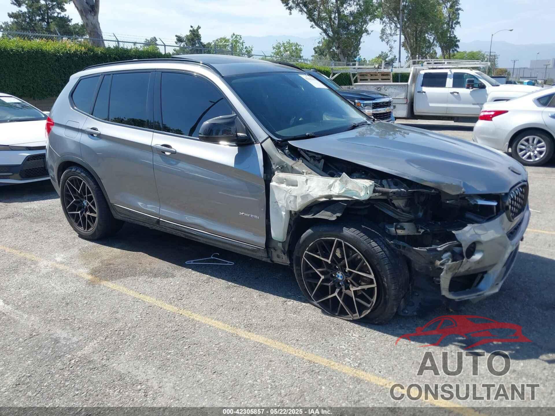 BMW X3 2017 - 5UXWX9C3XH0W68155