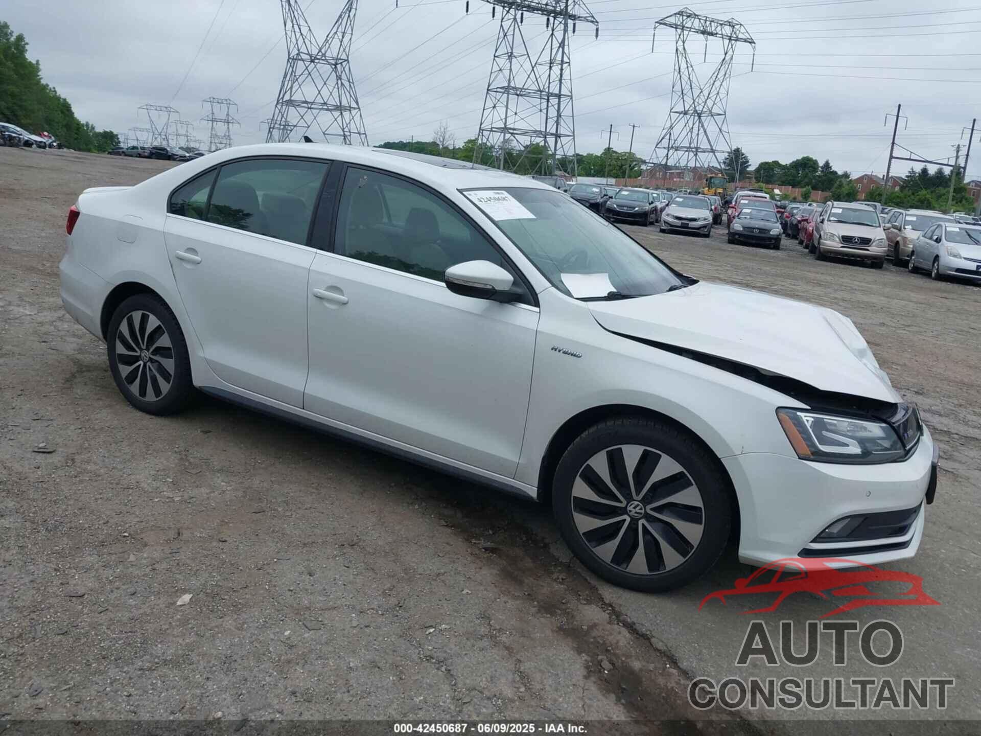 VOLKSWAGEN JETTA HYBRID 2015 - 3VW637AJXFM307549
