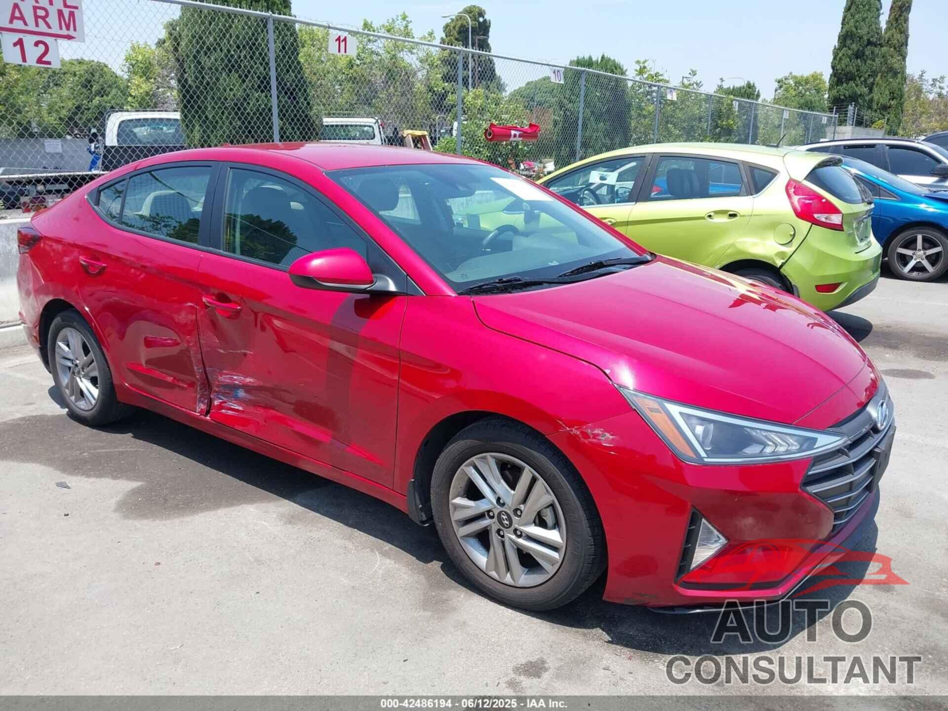 HYUNDAI ELANTRA 2020 - KMHD84LF5LU106079
