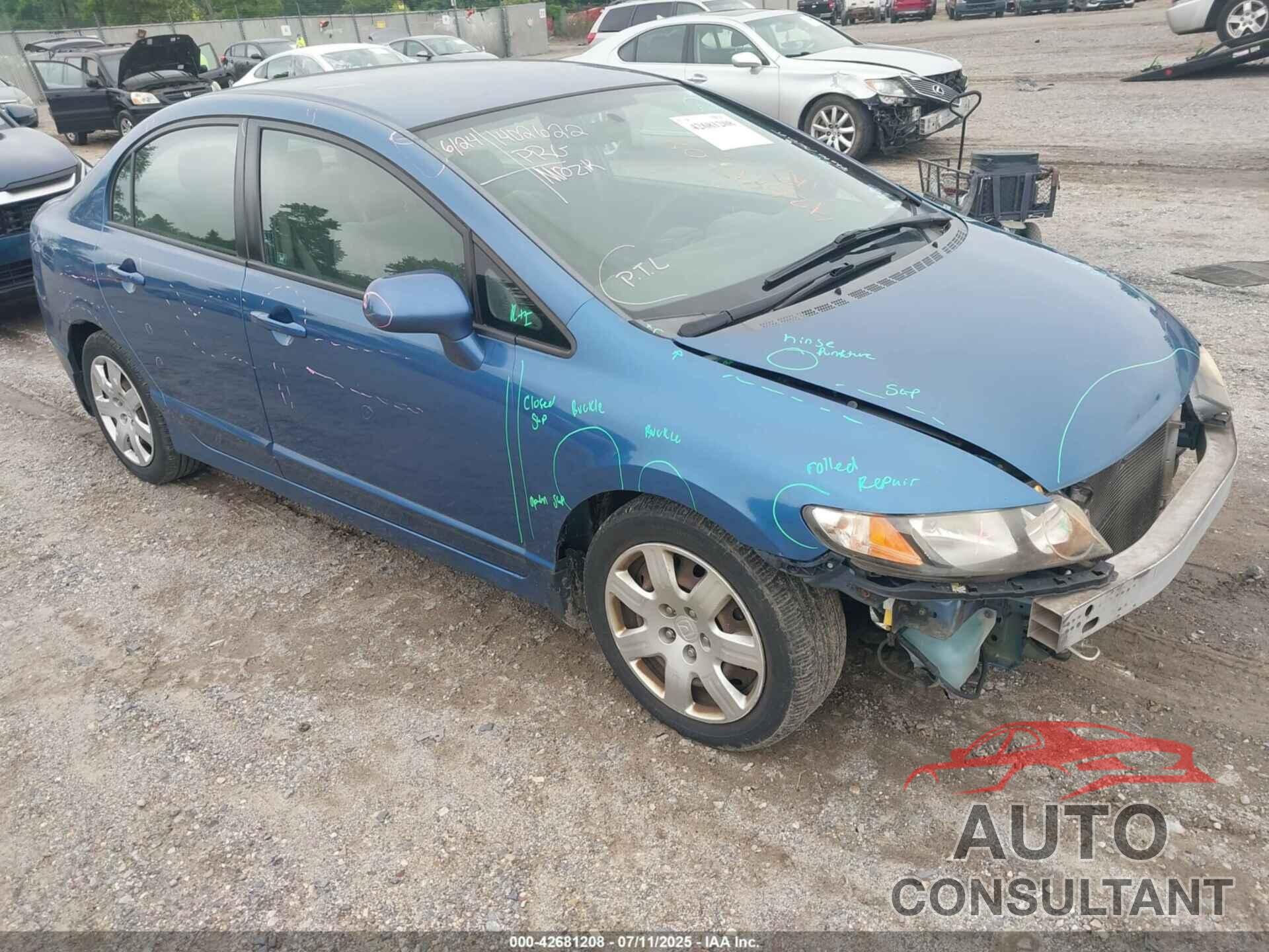 HONDA CIVIC 2010 - 2HGFA1F54AH310019