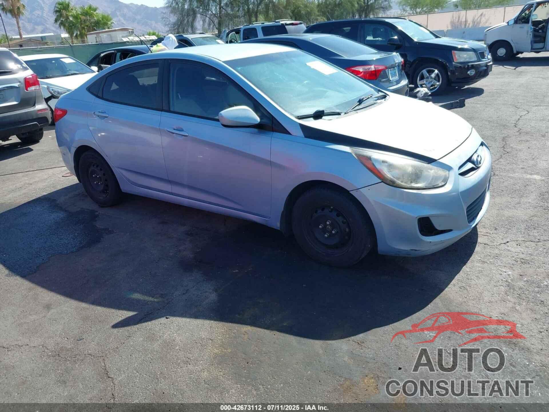 HYUNDAI ACCENT 2013 - KMHCT4AE8DU306413
