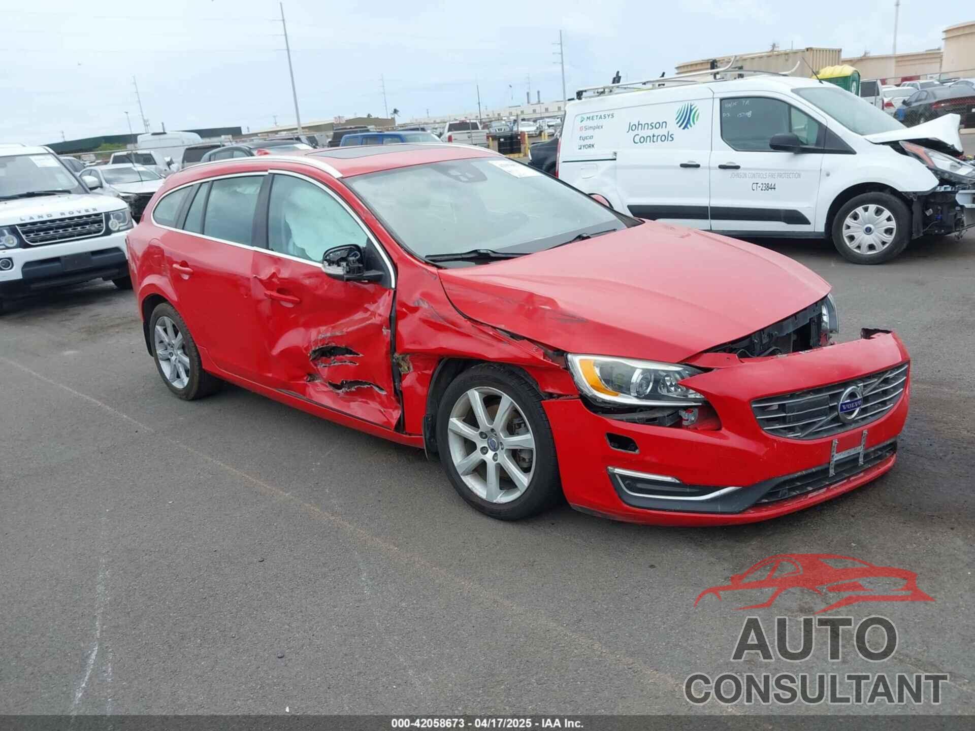 VOLVO V60 2016 - YV140MEM5G1325438
