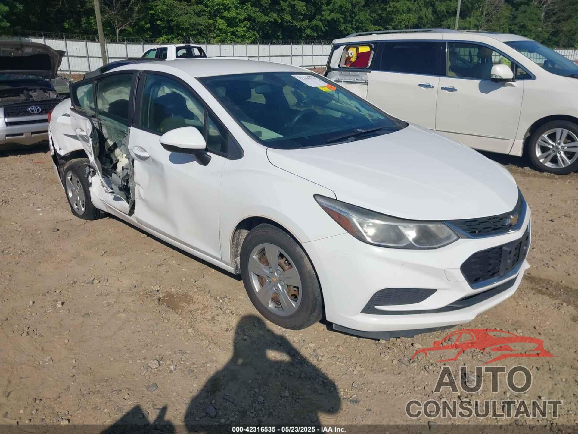 CHEVROLET CRUZE 2016 - 1G1BC5SM8G7231915