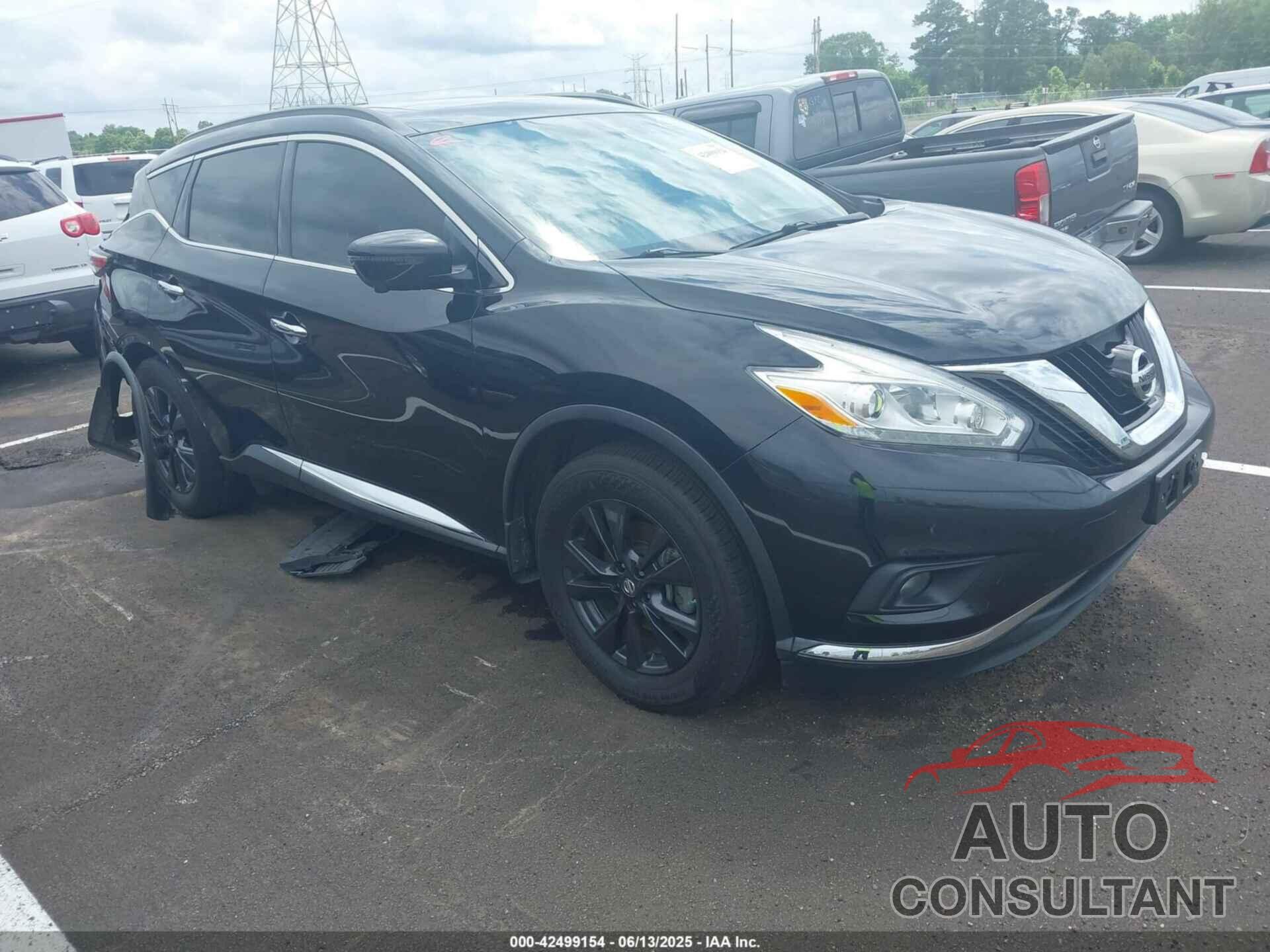 NISSAN MURANO 2017 - 5N1AZ2MGXHN190378