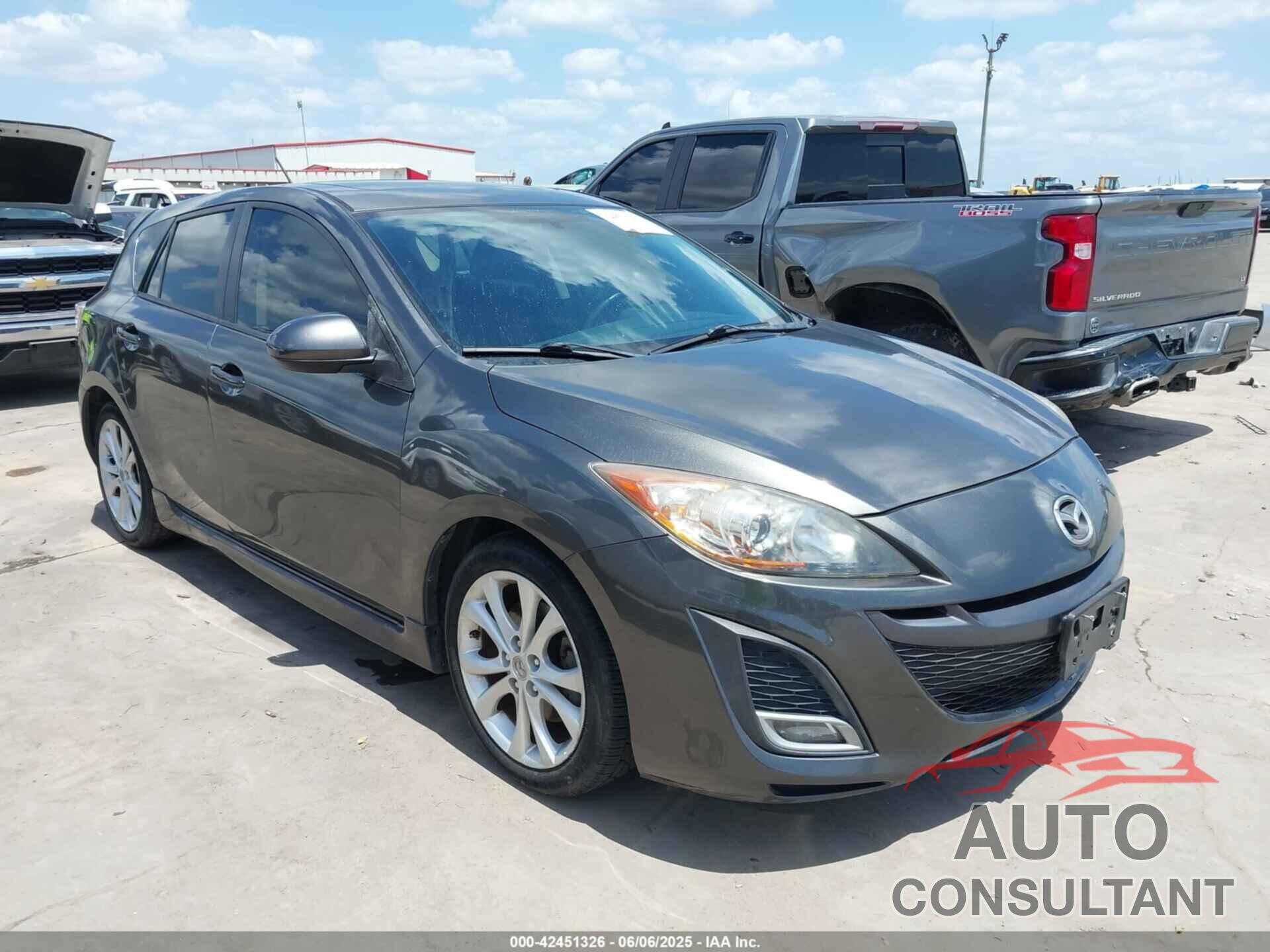 MAZDA MAZDA3 2011 - JM1BL1K54B1409632