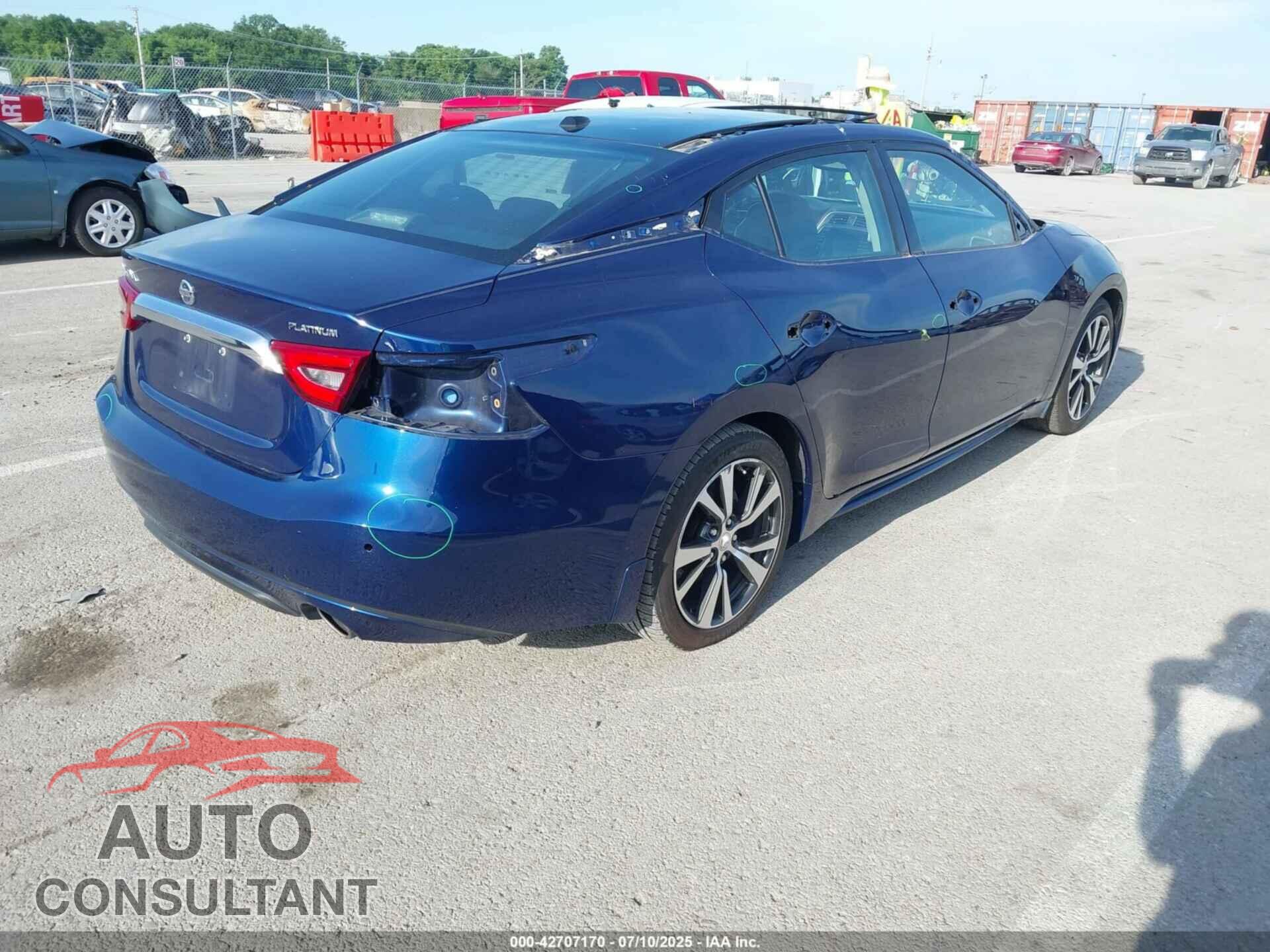 NISSAN MAXIMA 2017 - 1N4AA6AP2HC395508