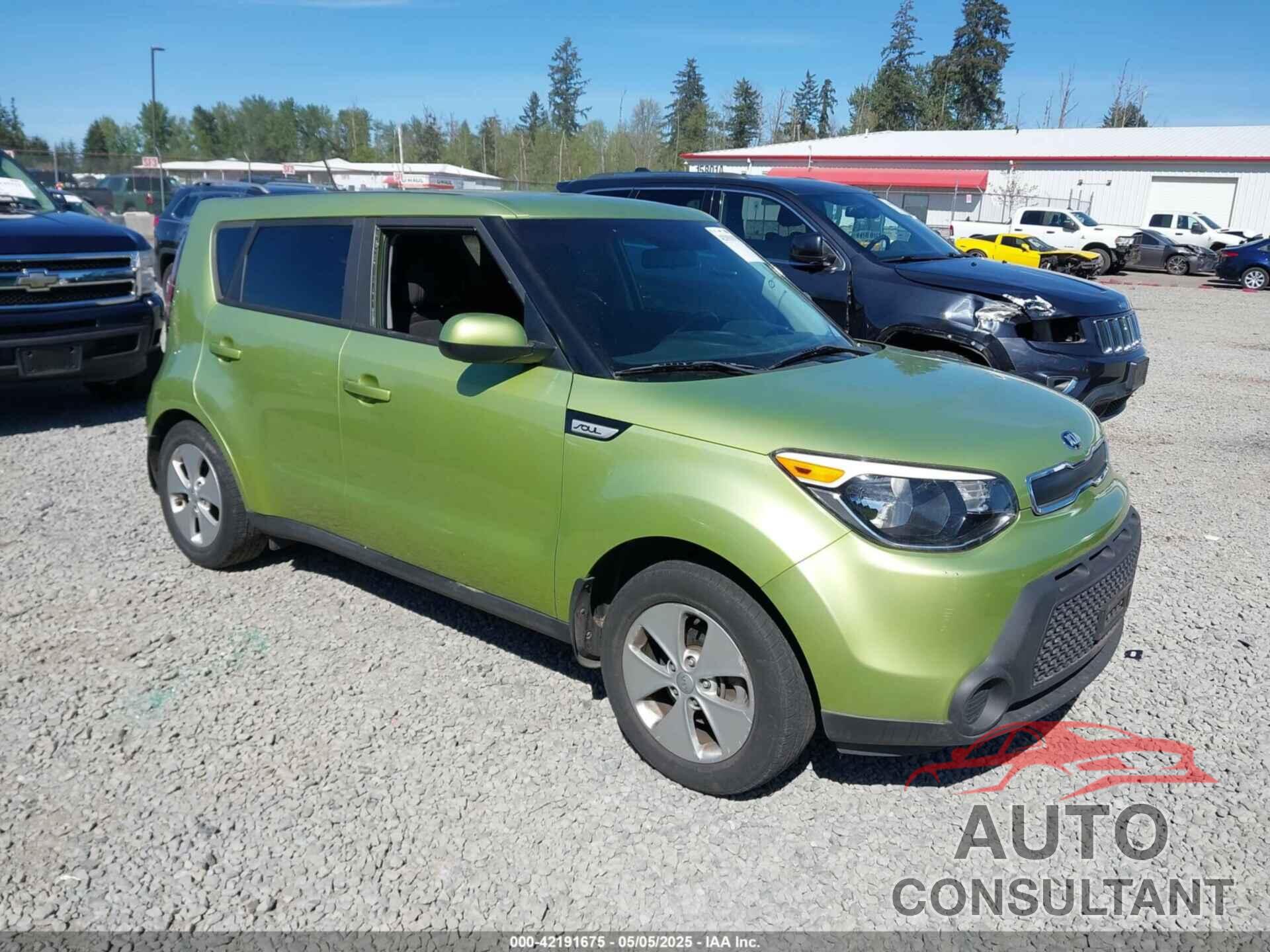 KIA SOUL 2016 - KNDJN2A28G7863342