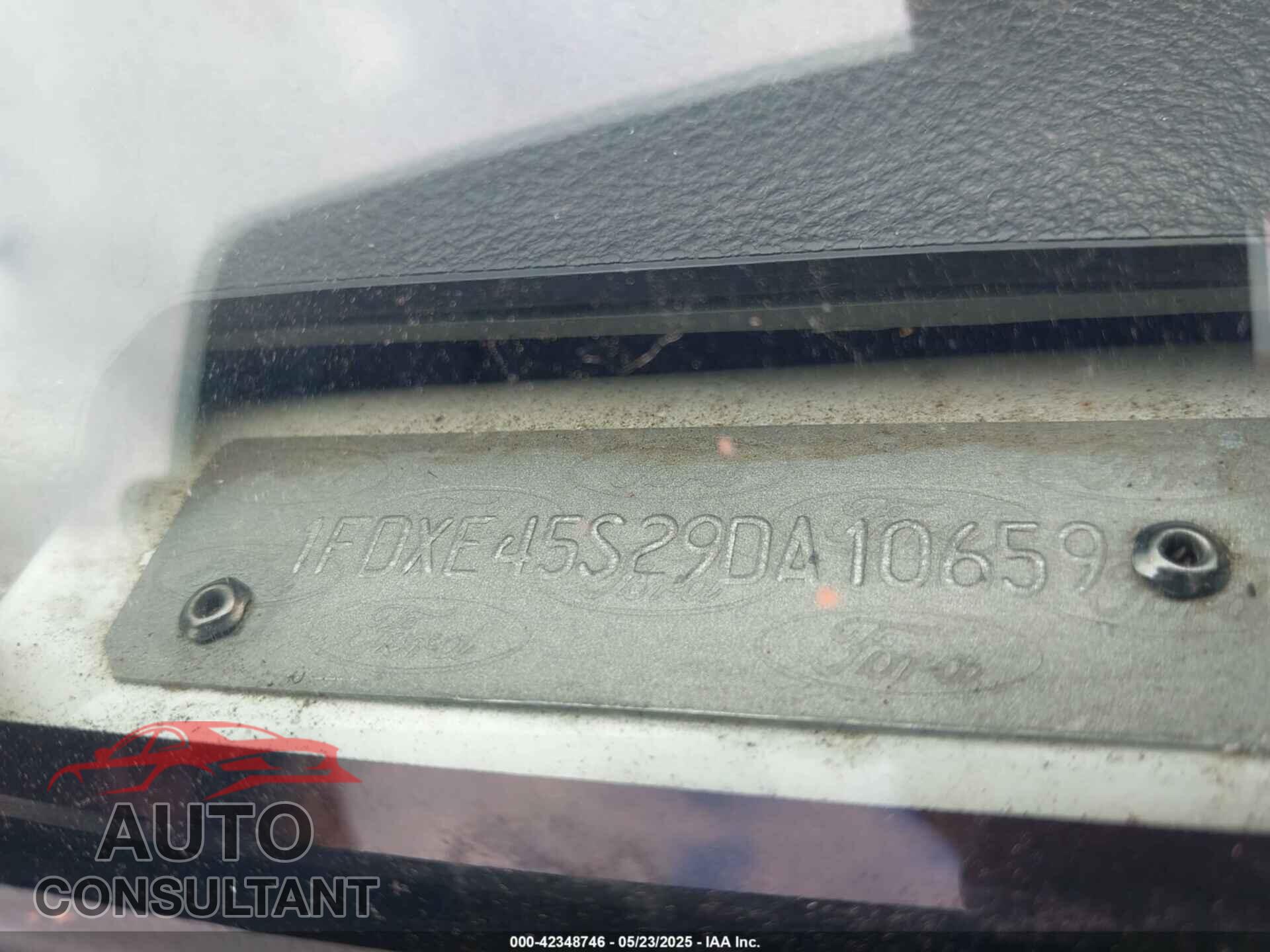 FORD E-450 CUTAWAY 2009 - 1FDXE45S29DA10659