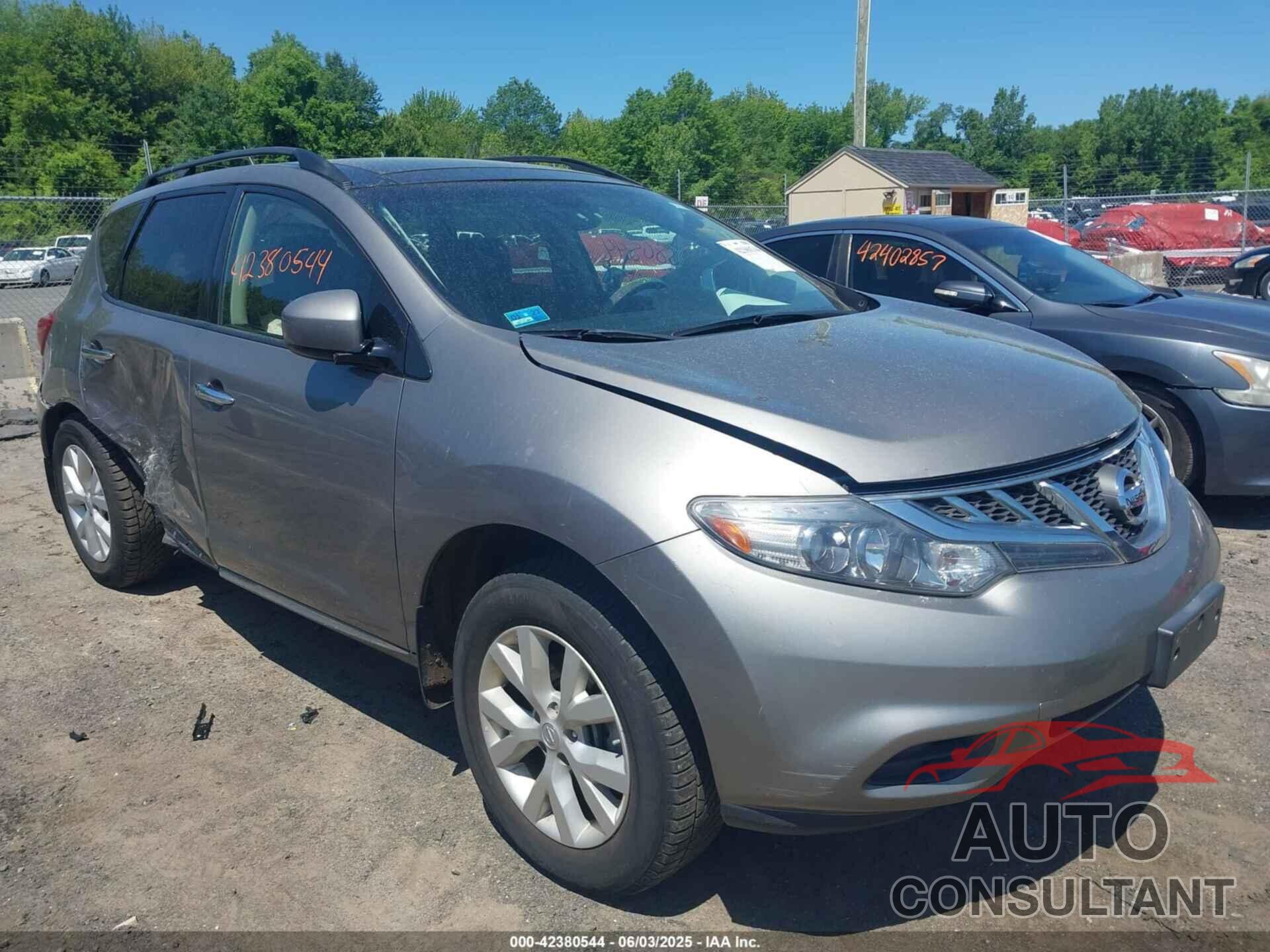 NISSAN MURANO 2012 - JN8AZ1MW0CW221182