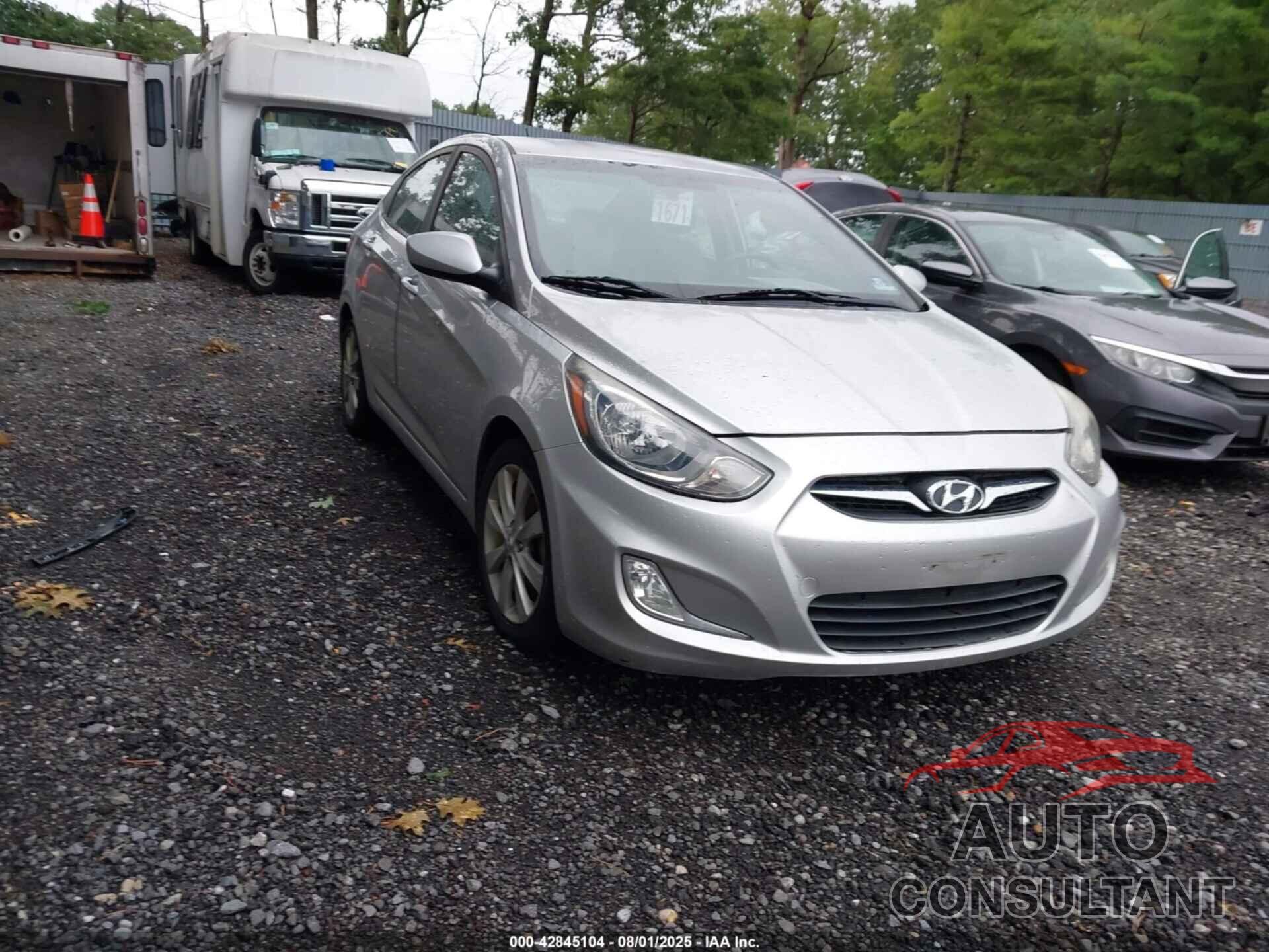 HYUNDAI ACCENT 2012 - KMHCU4AE1CU179662