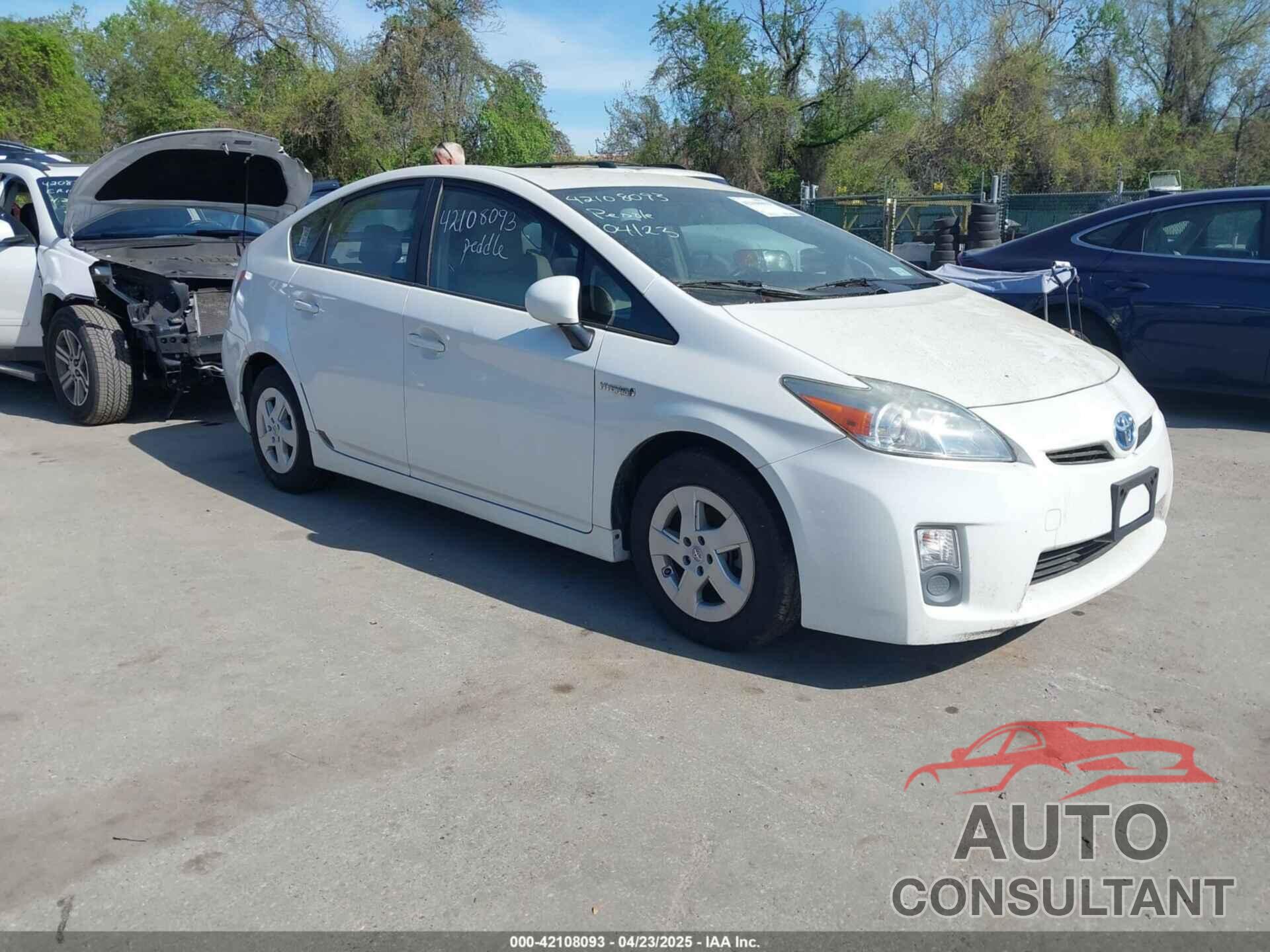 TOYOTA PRIUS 2010 - JTDKN3DU3A0237639
