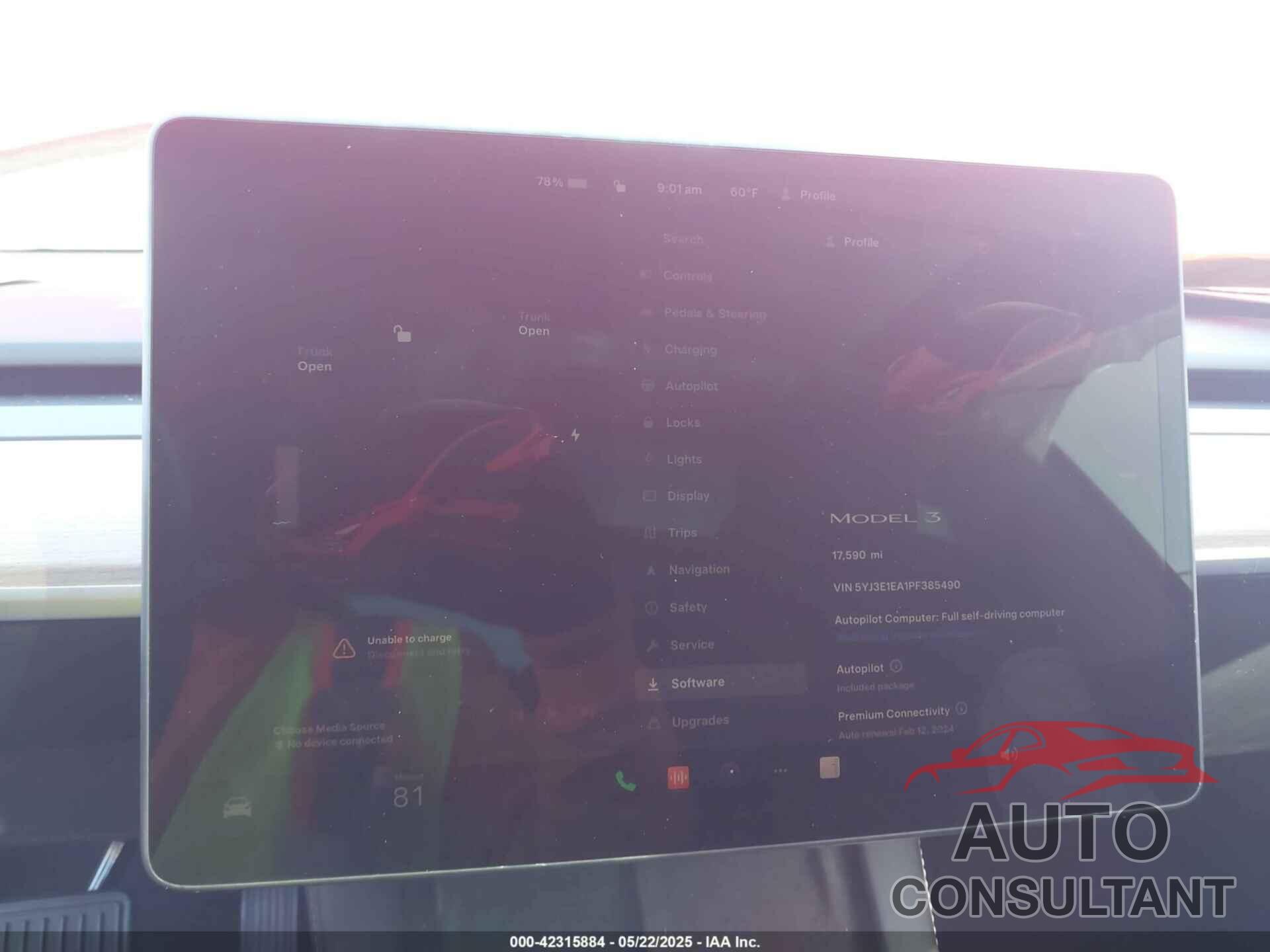 TESLA MODEL 3 2023 - 5YJ3E1EA1PF385490