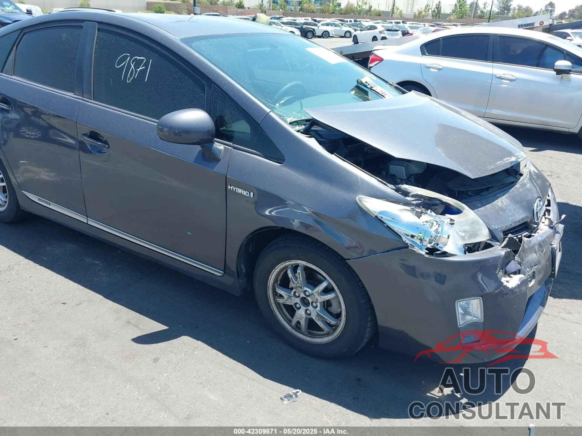 TOYOTA PRIUS 2010 - JTDKN3DU6A0209804