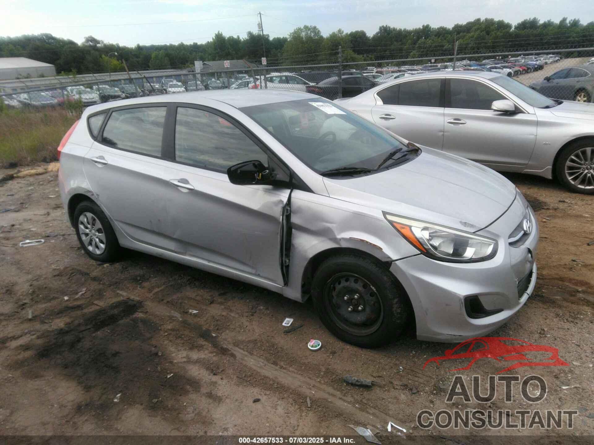 HYUNDAI ACCENT 2016 - KMHCT5AE6GU267492