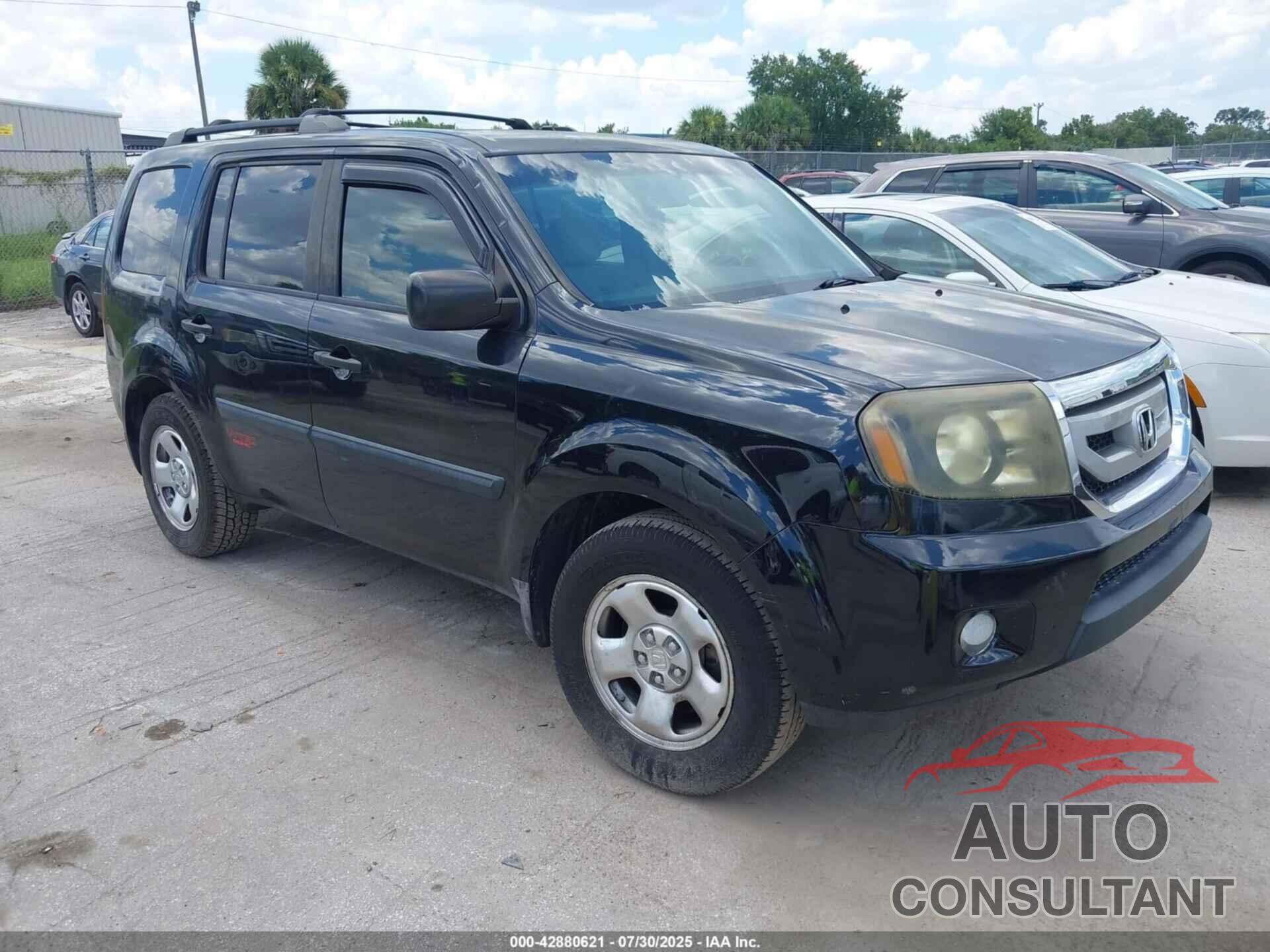 HONDA PILOT 2009 - 5FNYF38529B001989