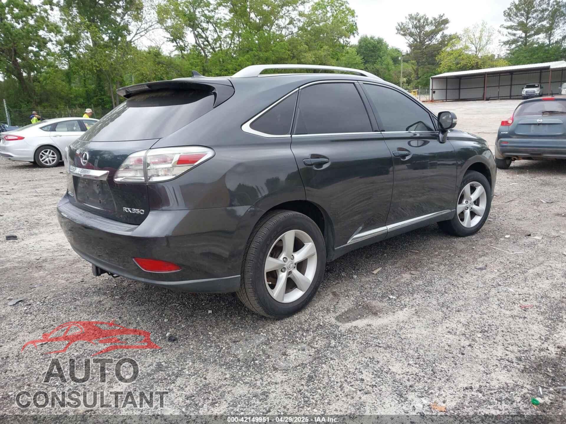 LEXUS RX 2010 - 2T2BK1BA4AC060154