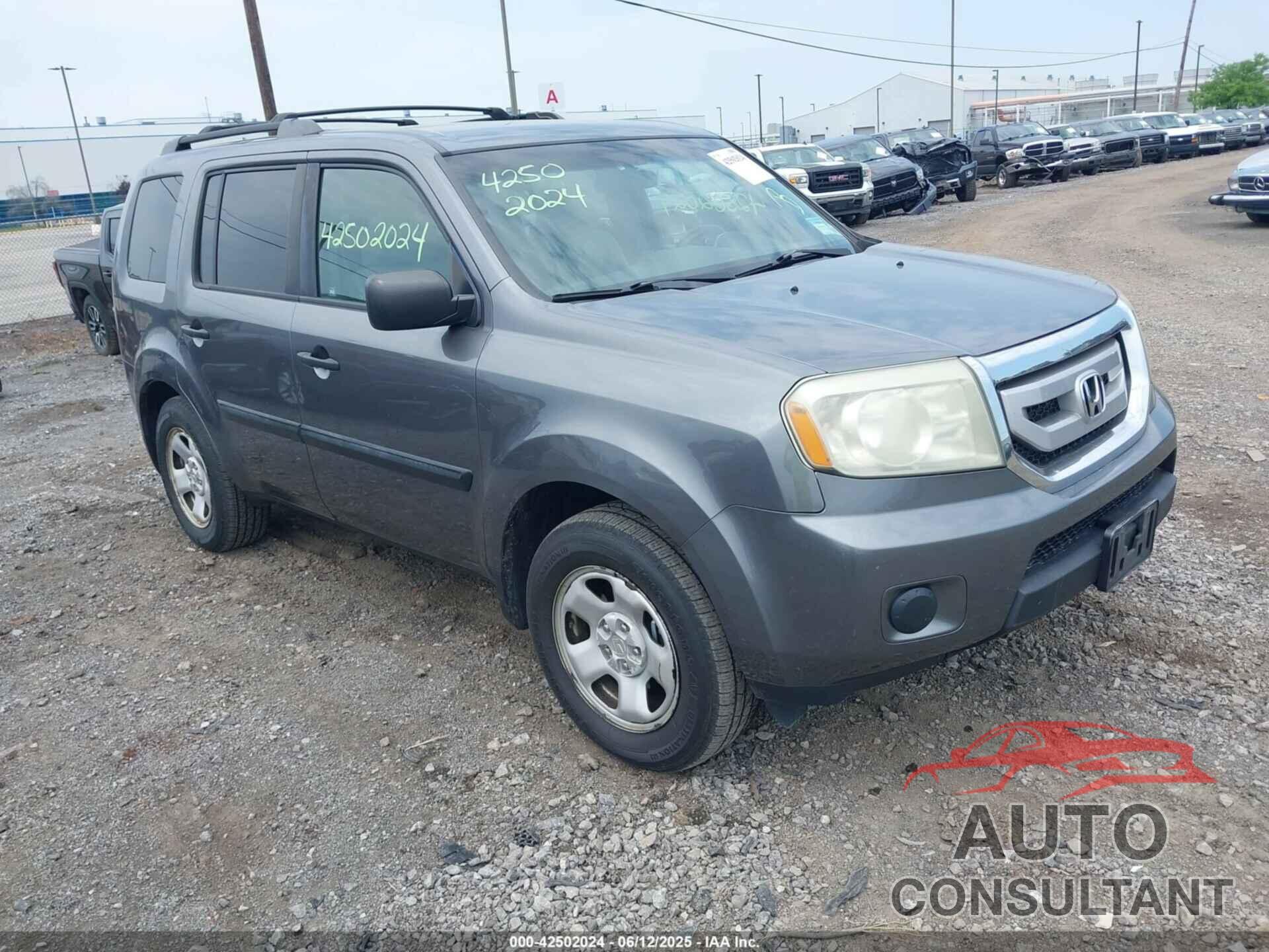 HONDA PILOT 2011 - 5FNYF4H28BB055962