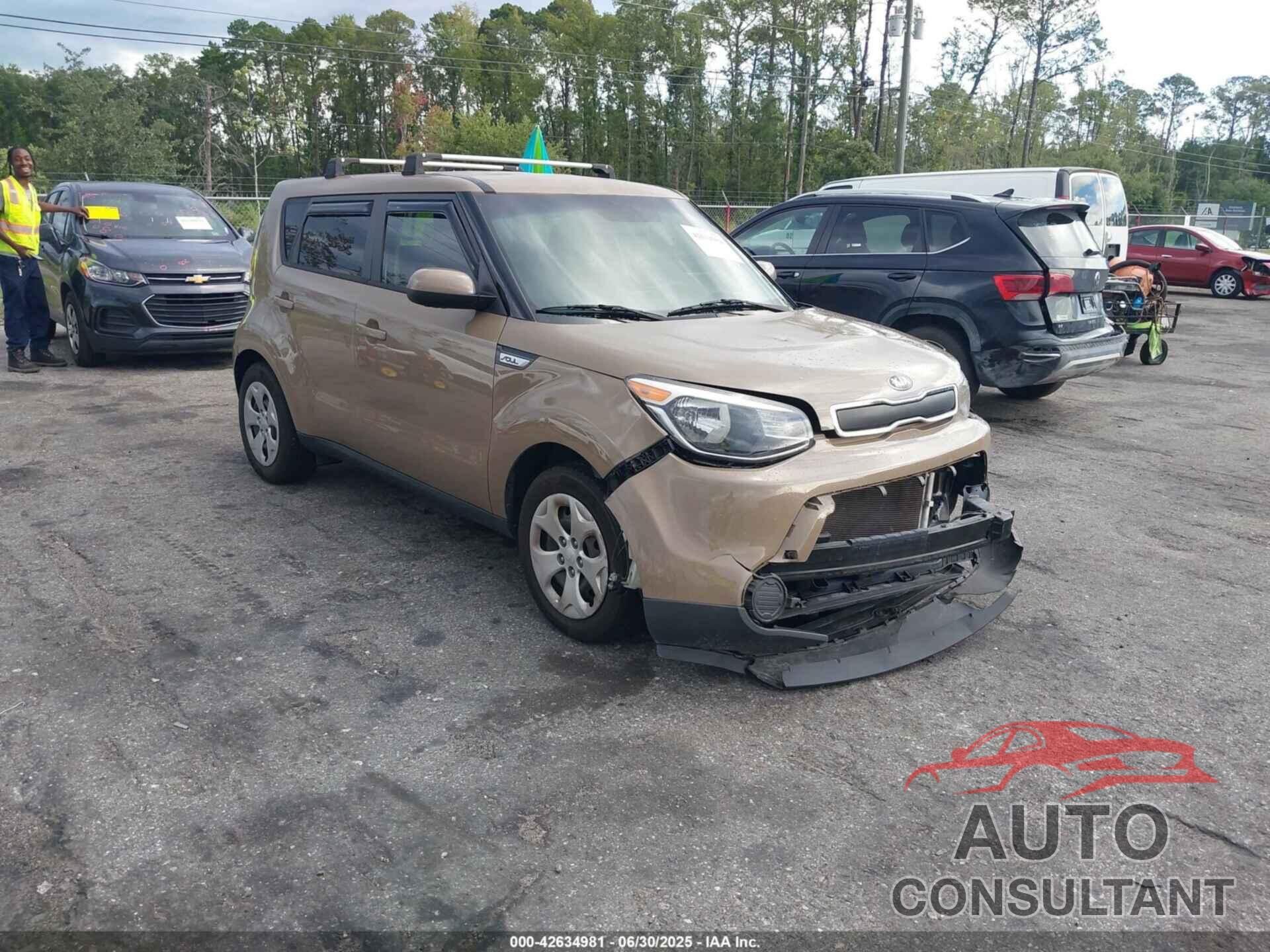 KIA SOUL 2015 - KNDJN2A21F7226551