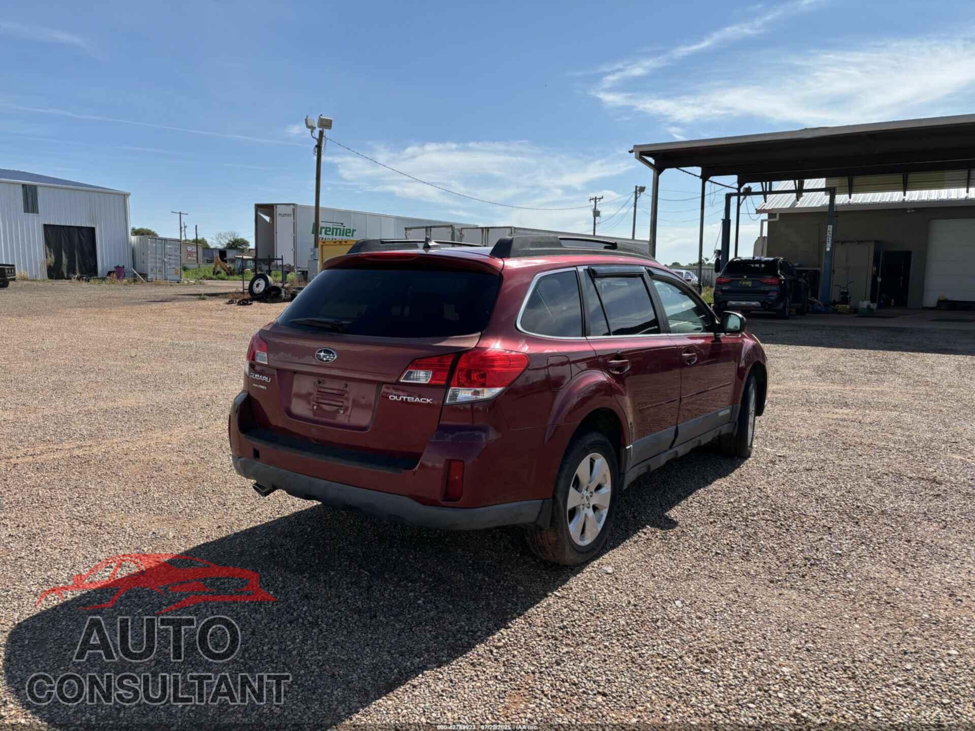 SUBARU OUTBACK 2012 - 4S4BRCKC5C3290533
