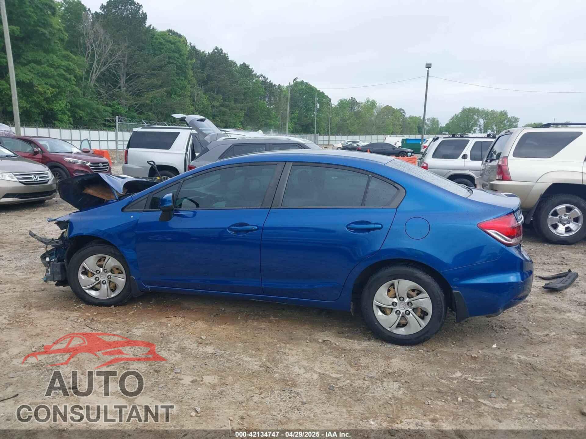 HONDA CIVIC 2013 - 19XFB2F52DE014515