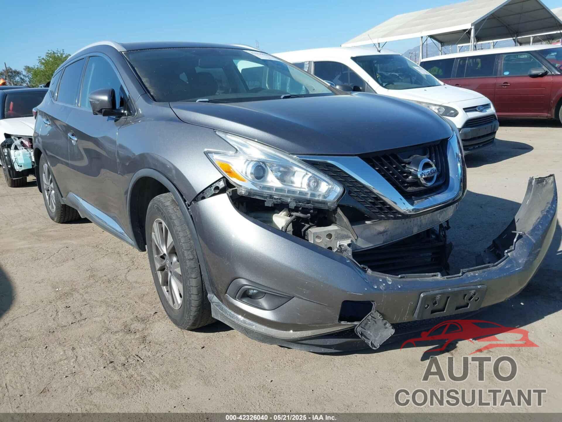 NISSAN MURANO 2016 - 5N1AZ2MH3GN110314