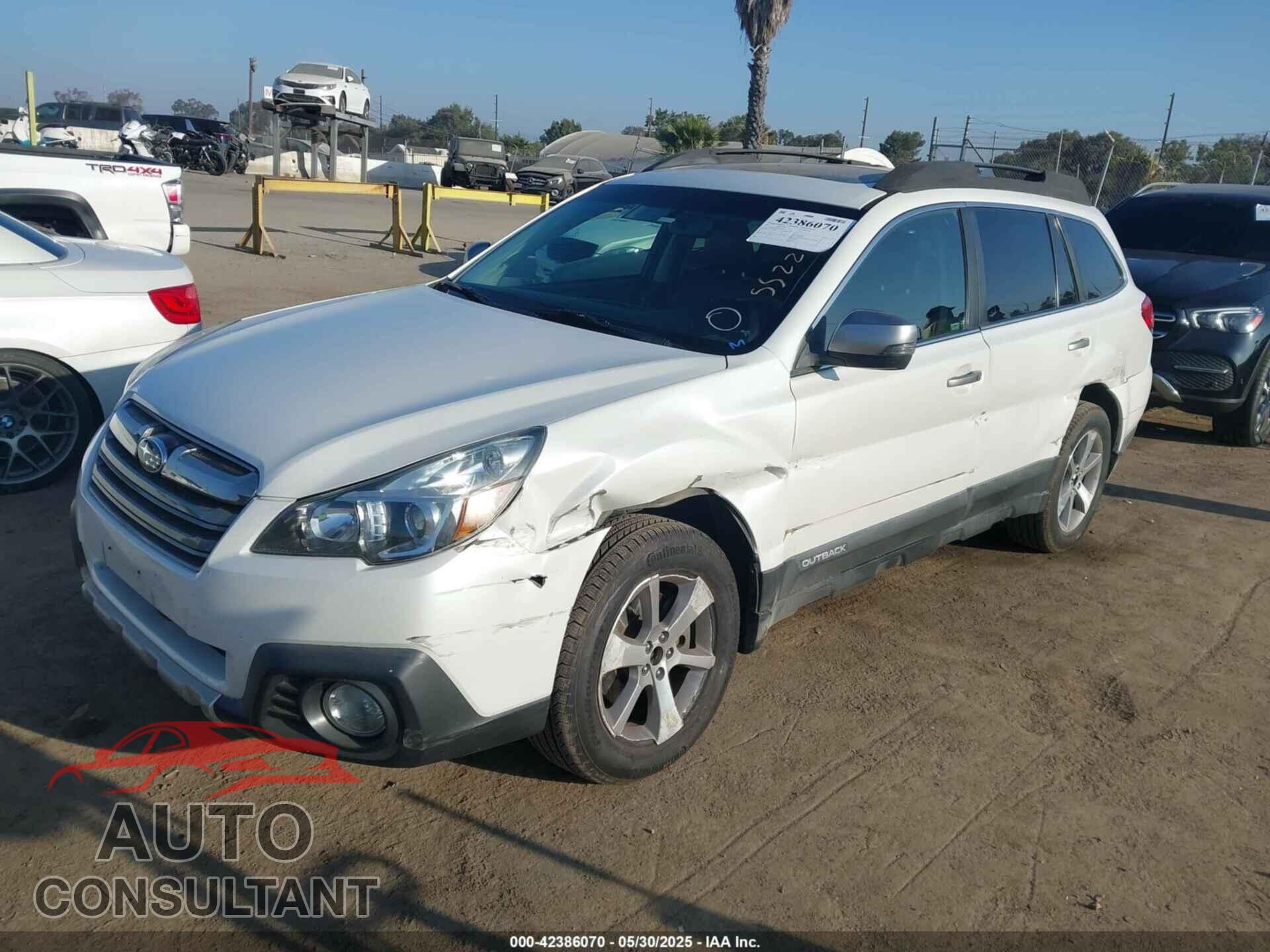 SUBARU OUTBACK 2013 - 4S4BRDSC1D2294074