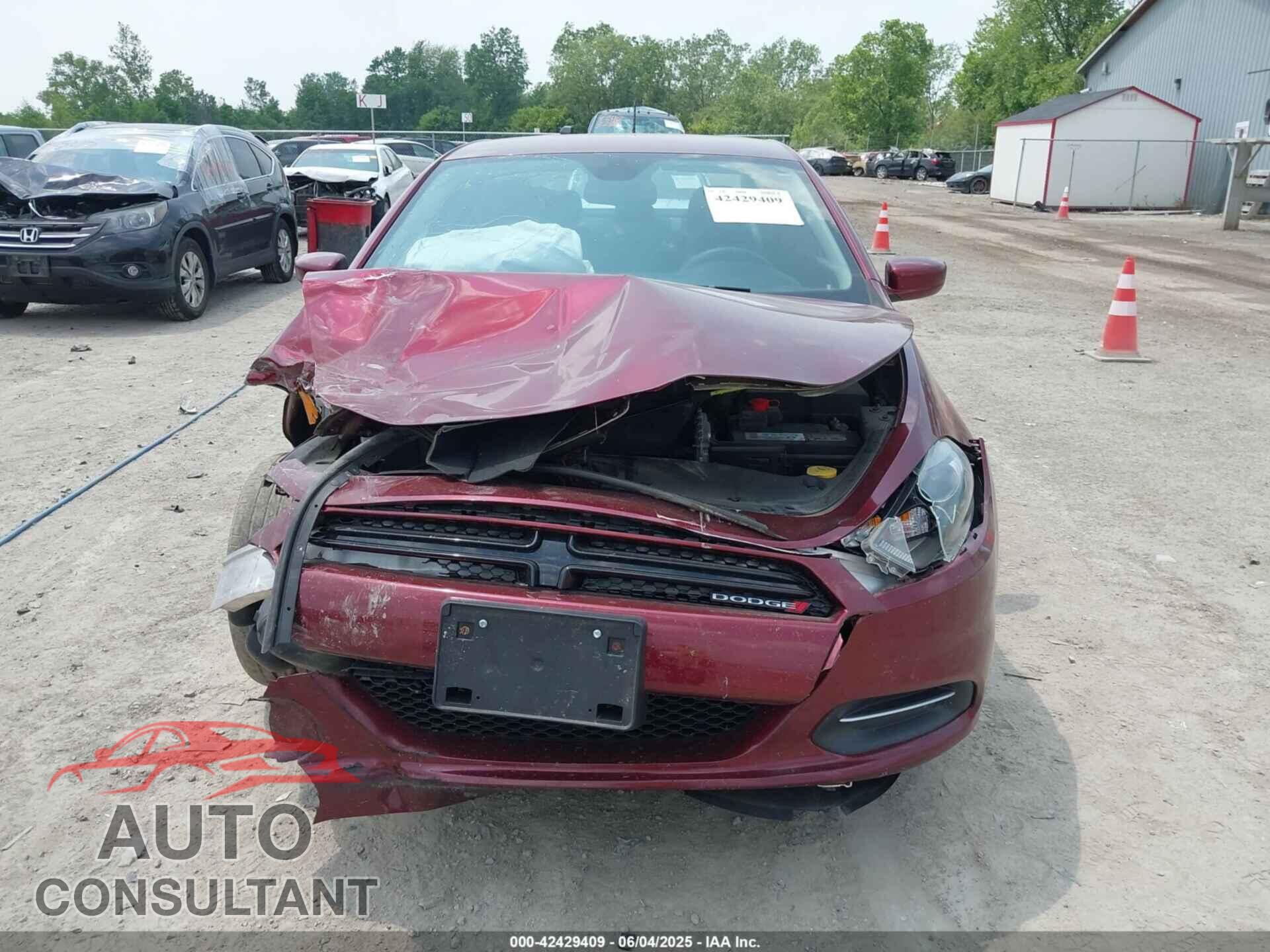 DODGE DART 2015 - 1C3CDFBB7FD238453