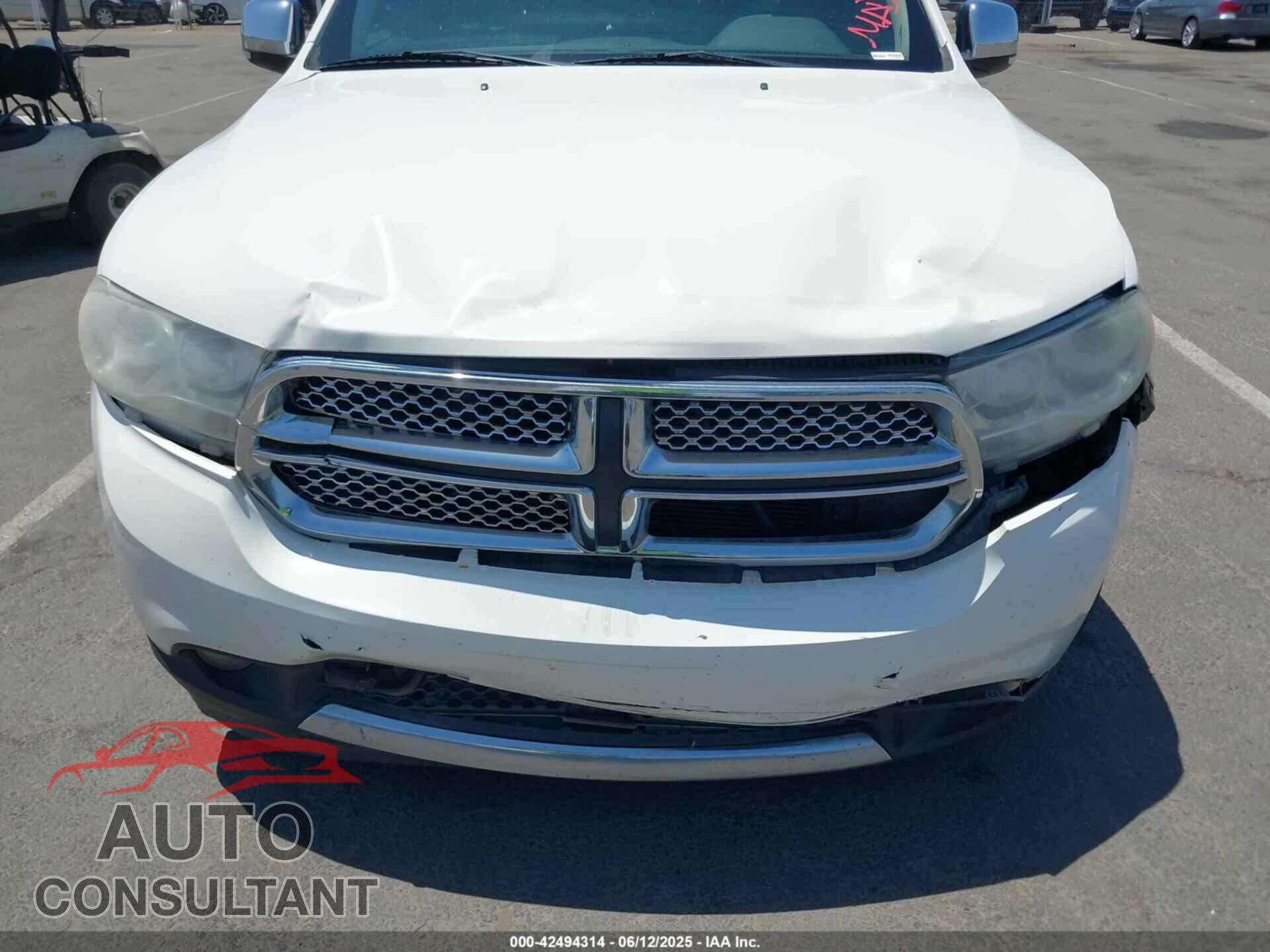 DODGE DURANGO 2012 - 1C4SDJET6CC197927