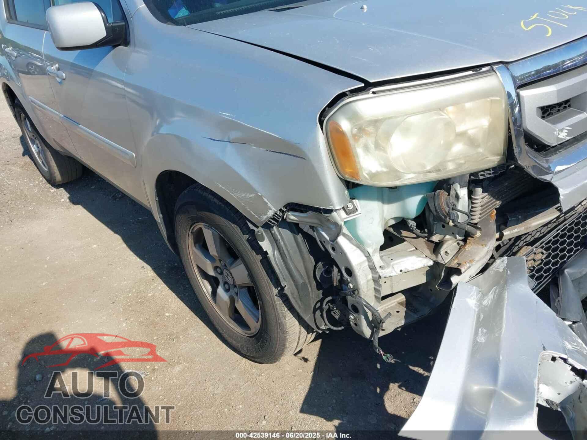 HONDA PILOT 2009 - 5FNYF48489B047372