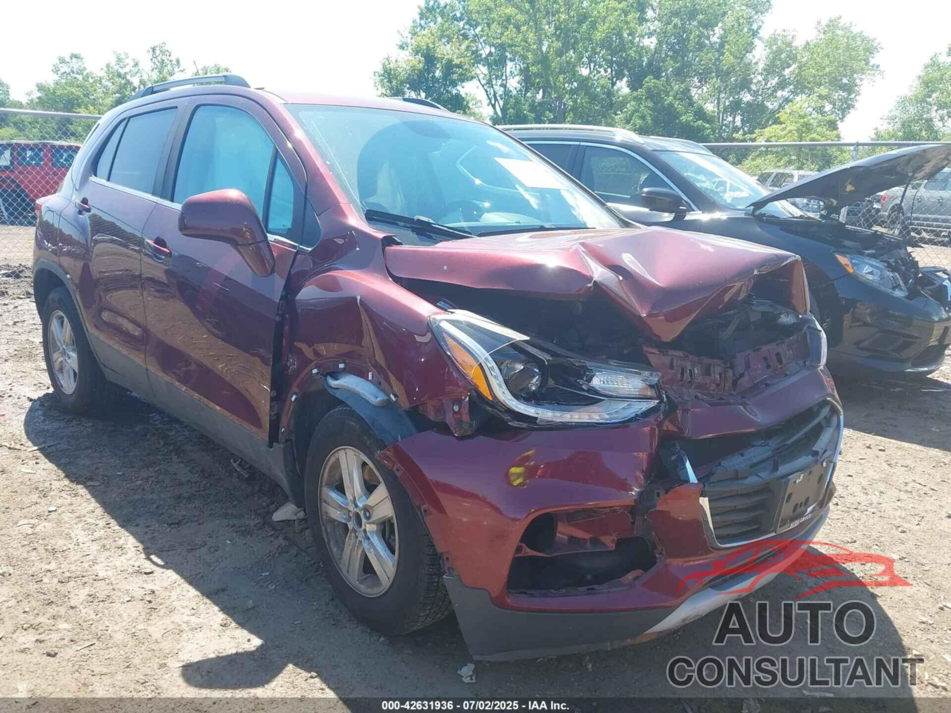 CHEVROLET TRAX 2017 - 3GNCJLSB6HL224387