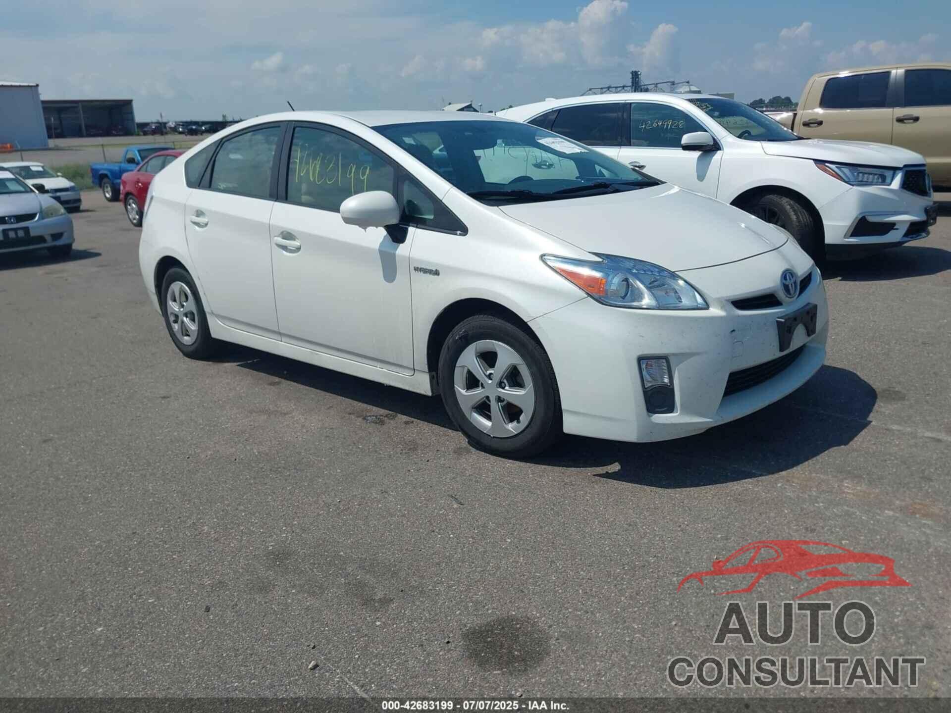 TOYOTA PRIUS 2010 - JTDKN3DU0A0004804