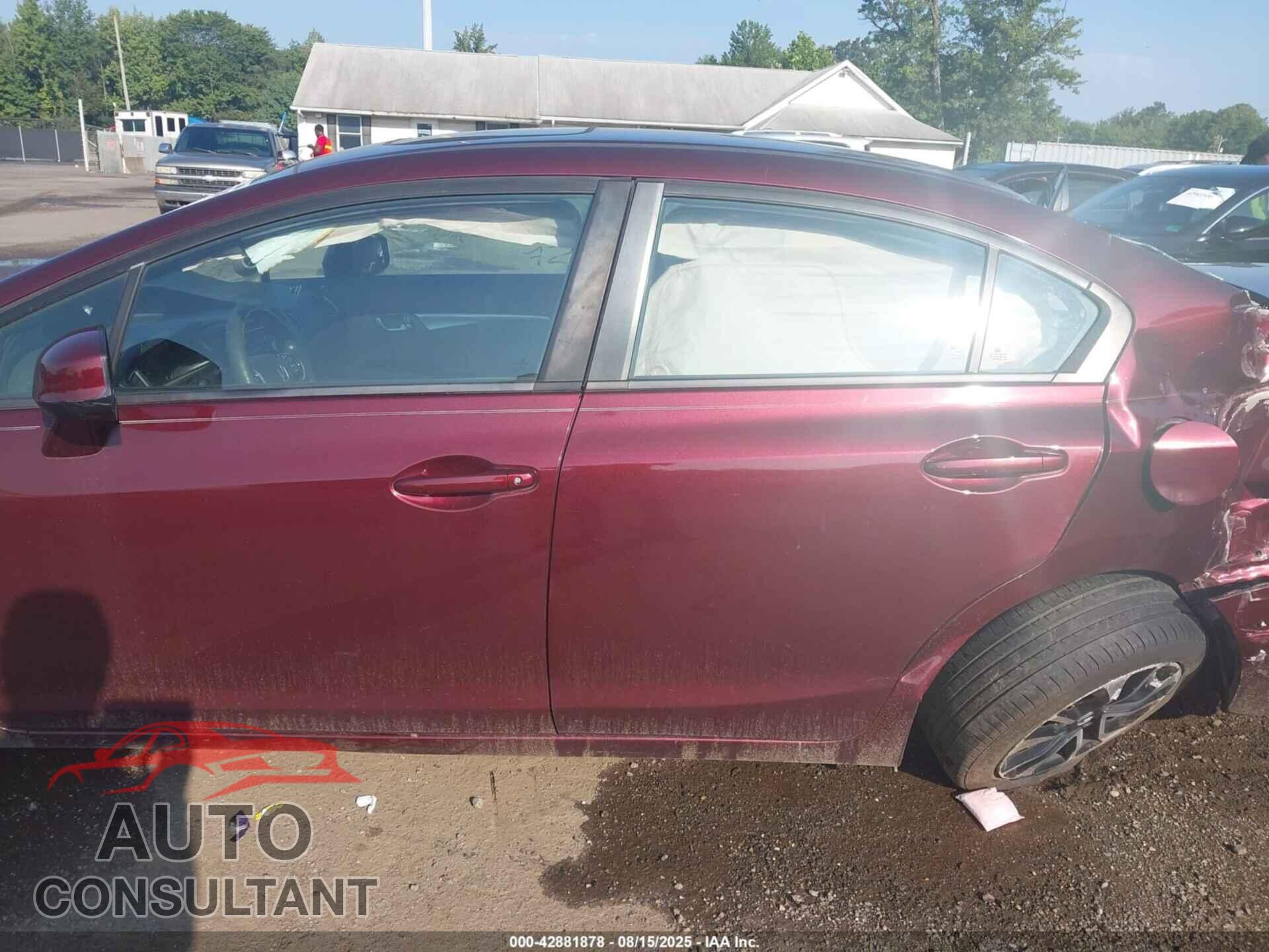 HONDA CIVIC 2013 - 19XFB2F85DE225525