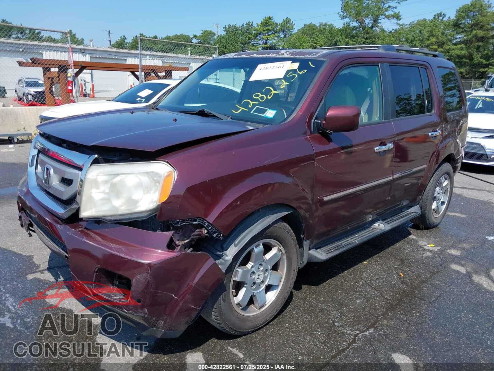 HONDA PILOT 2009 - 5FNYF48989B046752