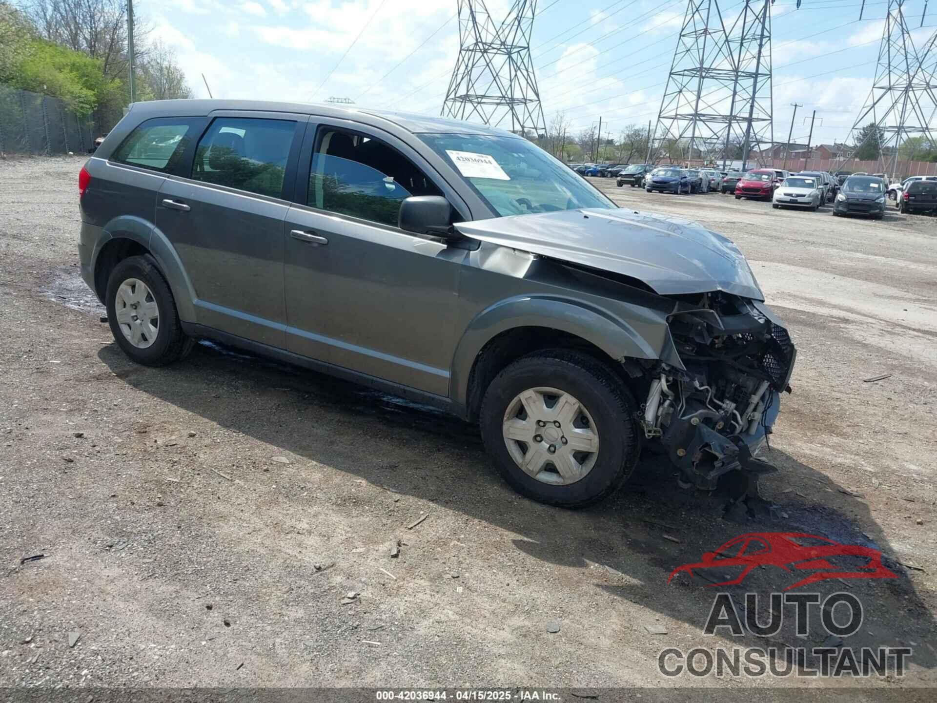 DODGE JOURNEY 2012 - 3C4PDCAB3CT204108